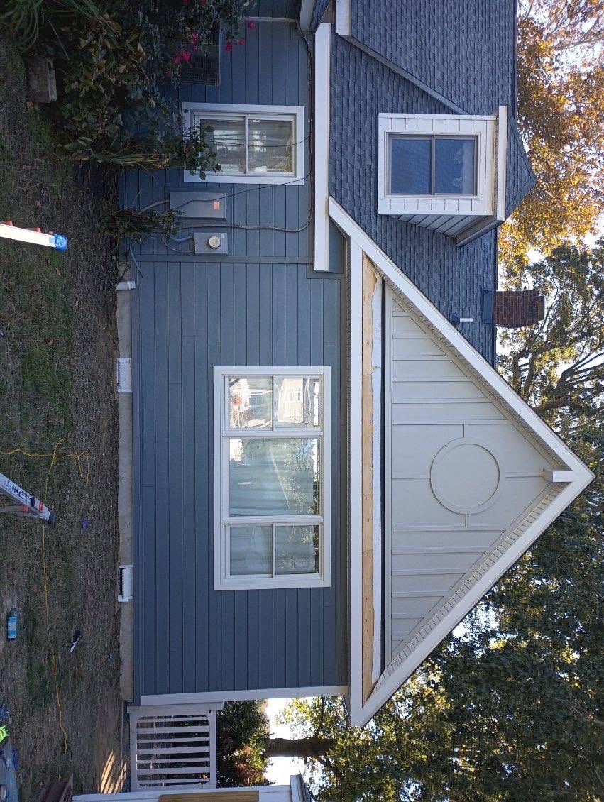 Siding Installation using JH Batten Smooth, JH Smooth Plank STMT, and JH Panel Smooth by ExteriorPros