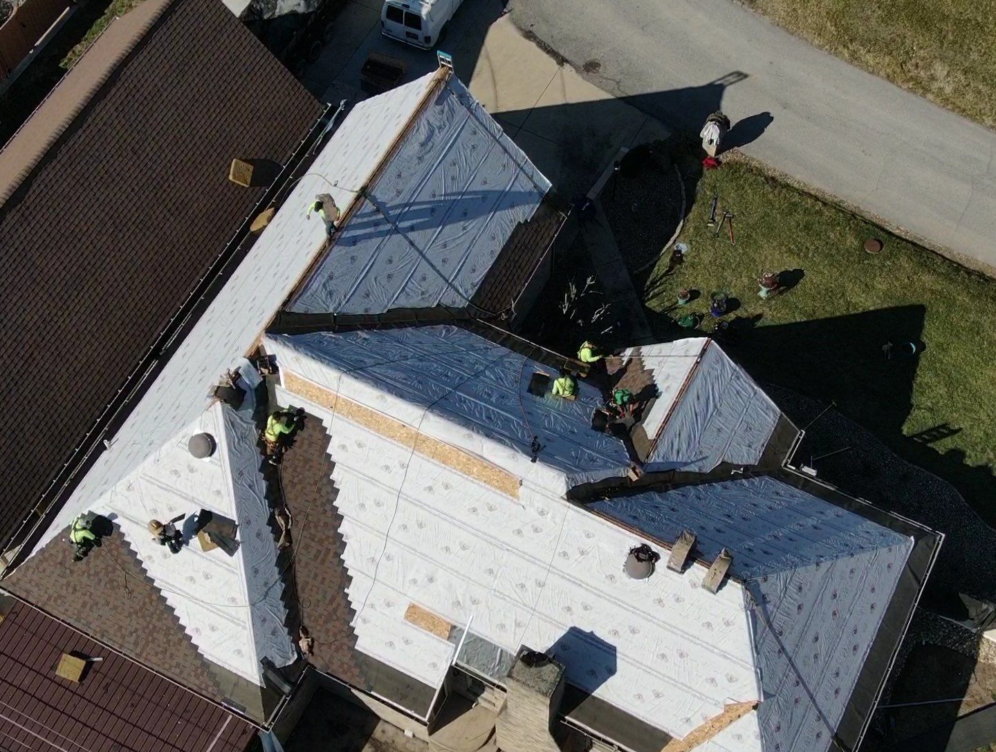 Residential Roofing Installation using Performance Shingles by Mr. Roofer