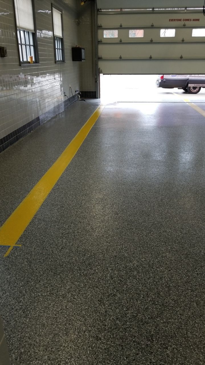 Dover Firehouse with their new Smoke Floor! by Spectrum Painting, LLC
