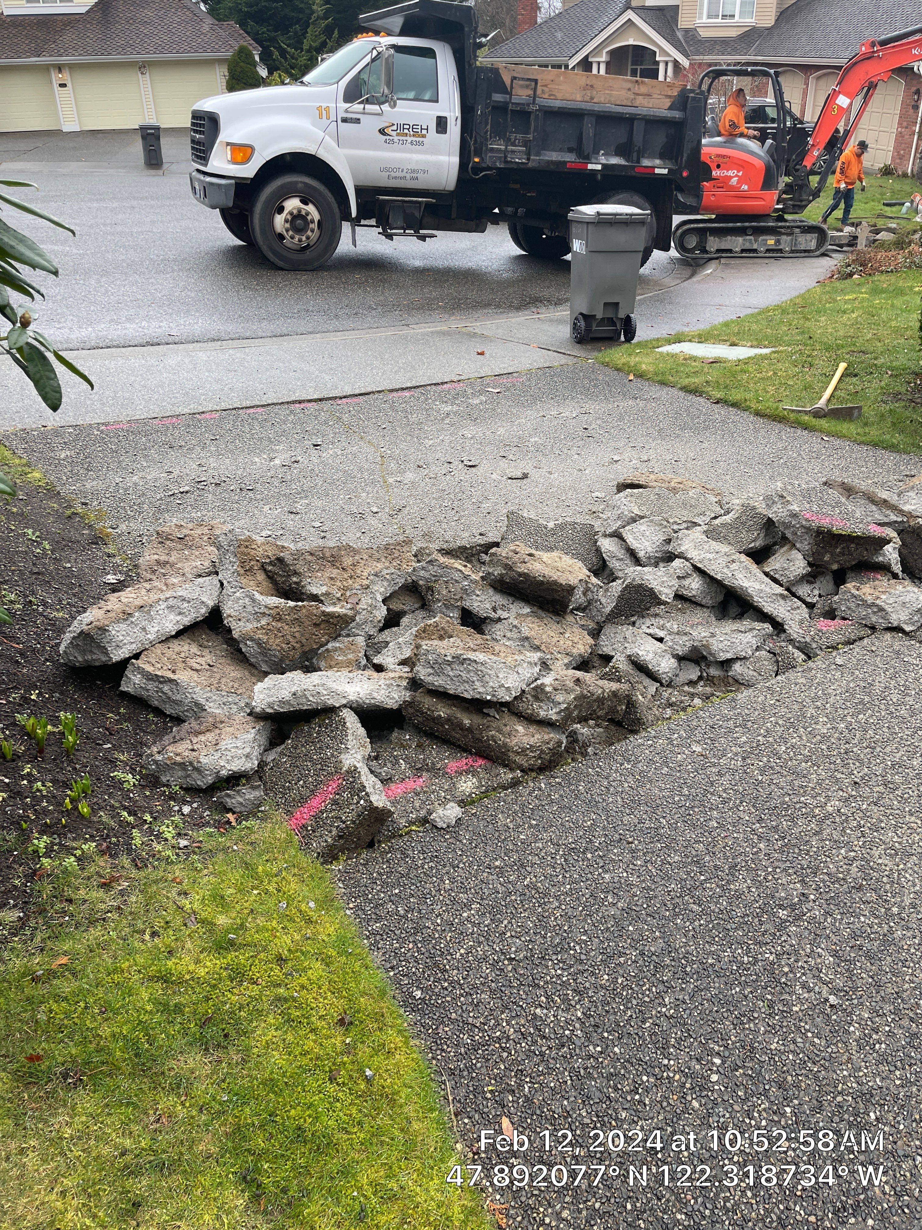 Concrete Driveway Patch Repair & Sealer | Mukilteo  by Jireh Asphalt & Concrete Inc 