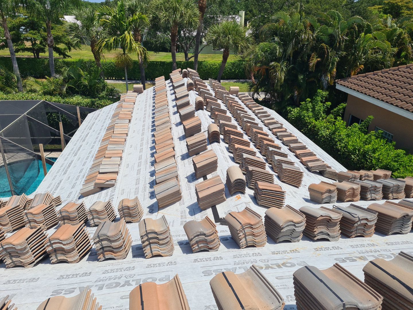 Residential Roofing Installation using Eagle Roofing Tile by BLUES BROTHERS ROOFING
