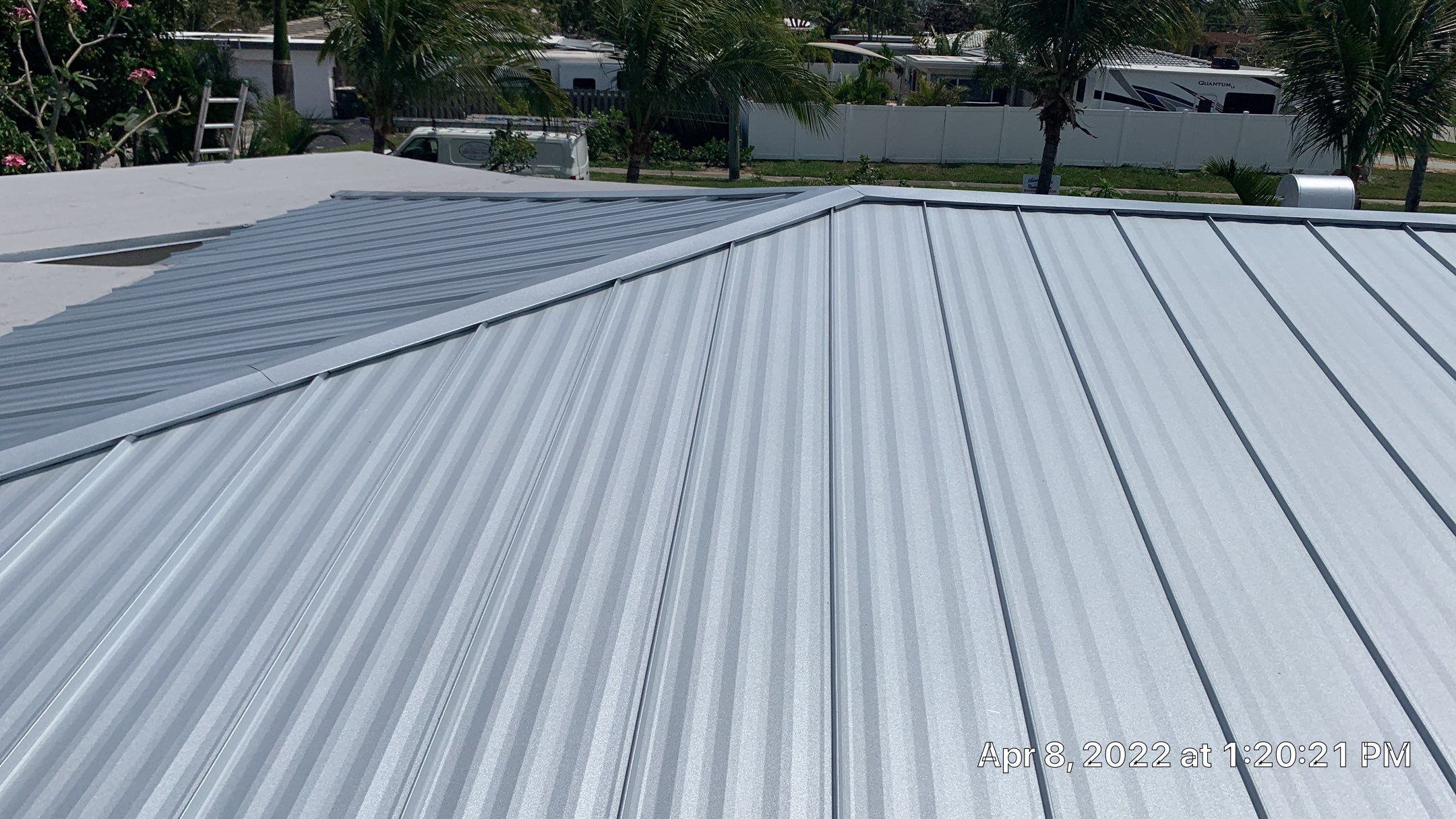 Residential Roofing Installation using 1" Nail strip metal roof by BLUES BROTHERS CONSTRUCTION CORP