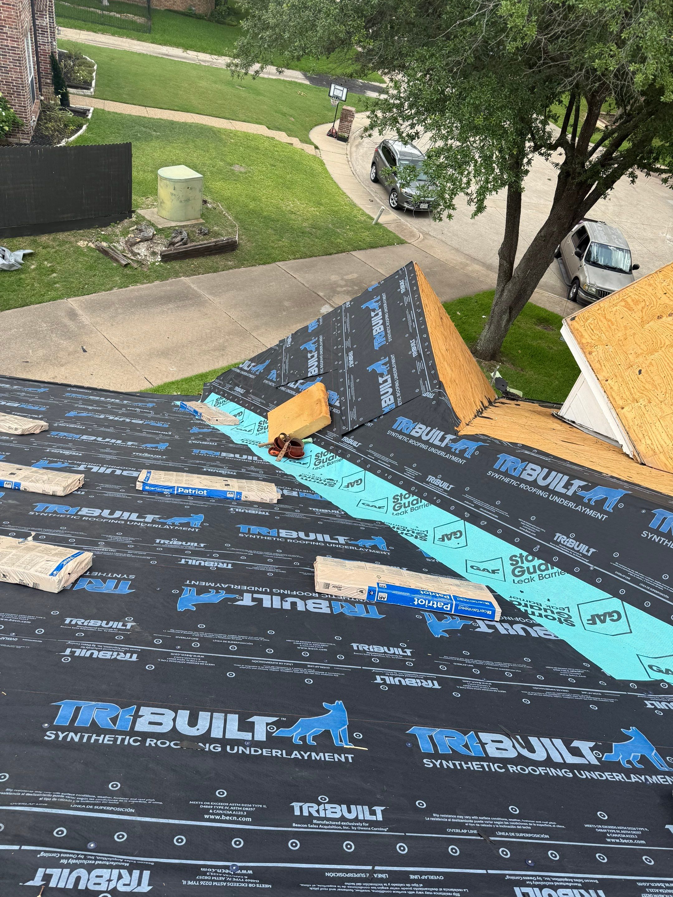 Project in DeSoto by Rhino Roofing and General Contracting, LLC