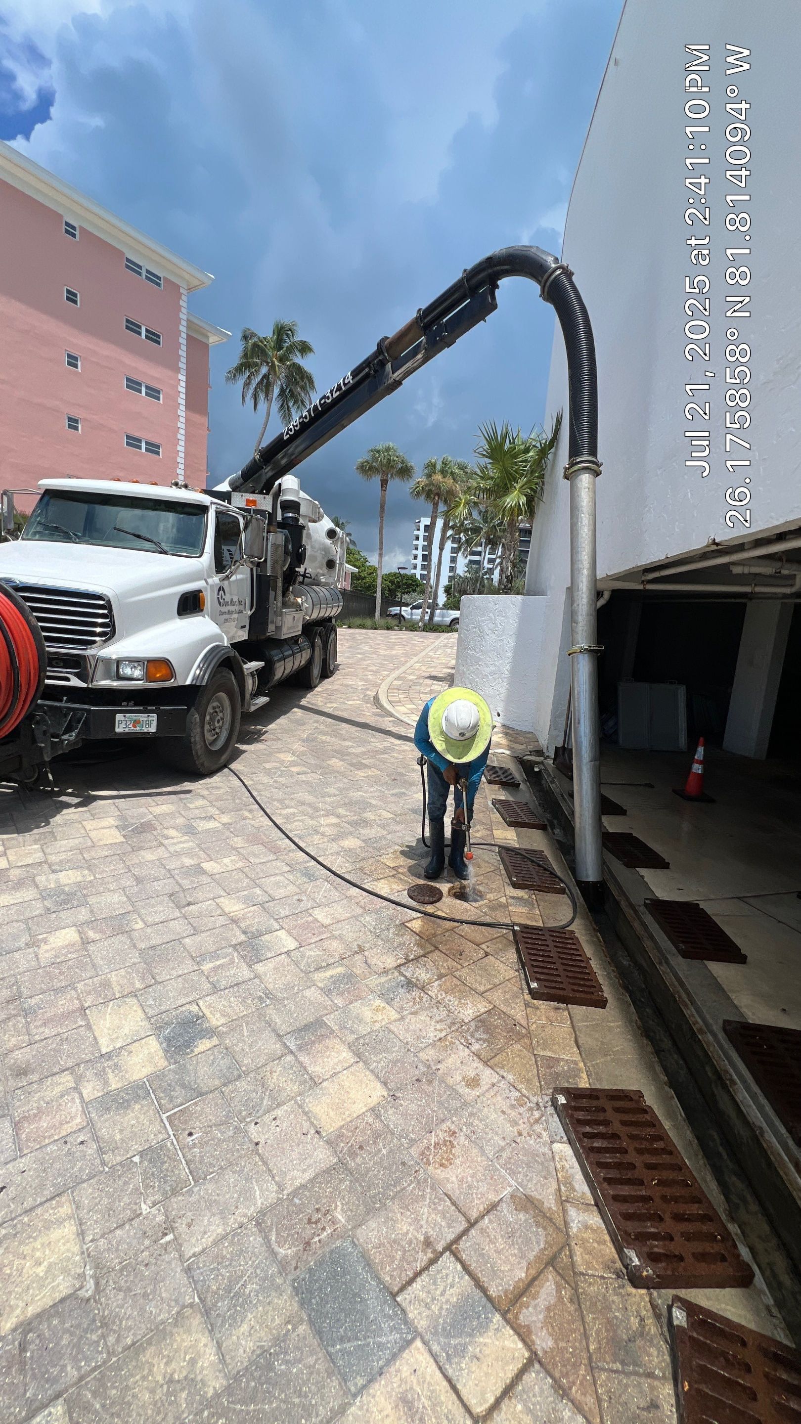 Naples Condo Complex Stormwater System Maintenance and Hurricane Cleanup by Don Mar, Inc. Storm Water Solutions