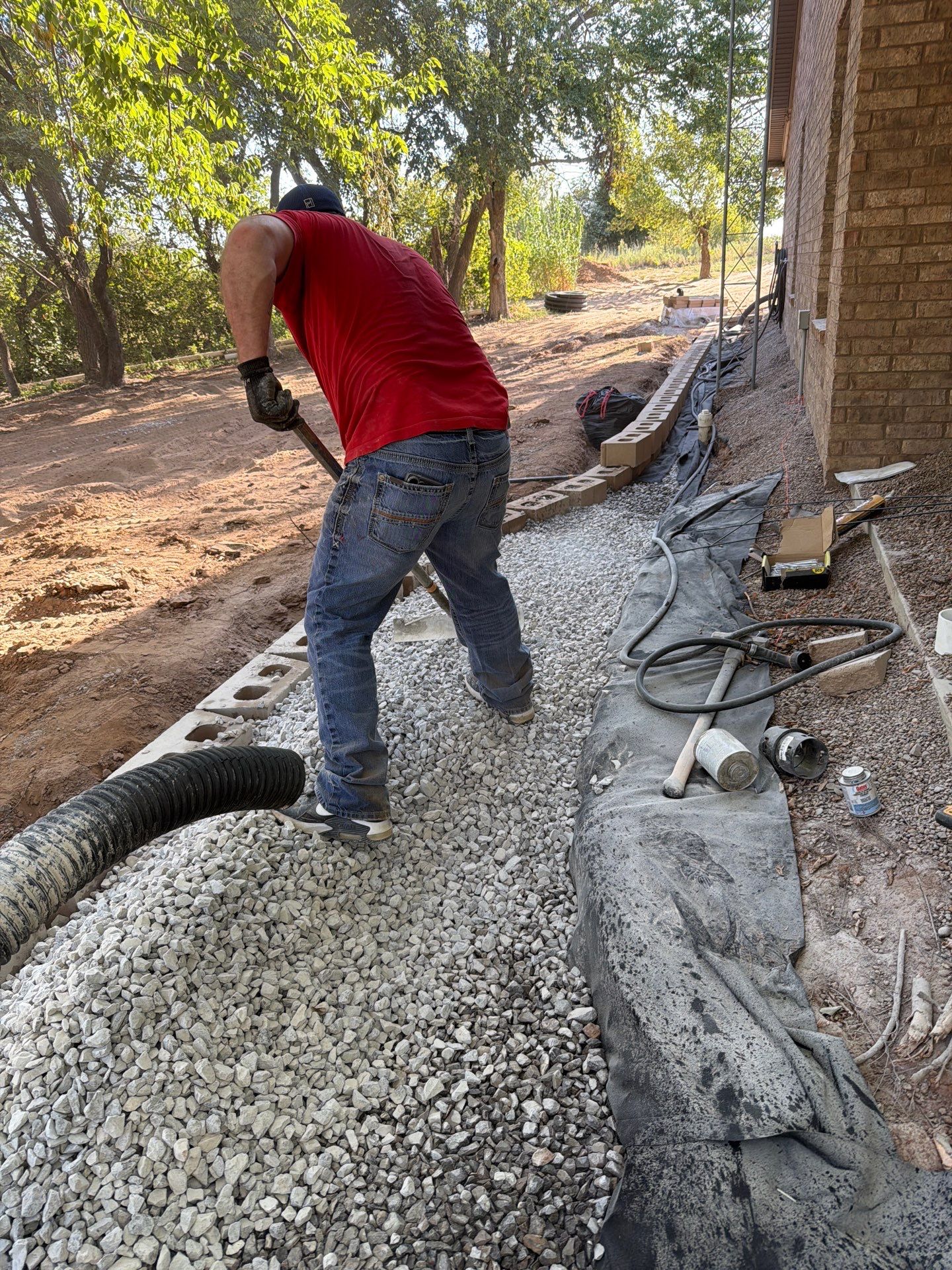 Retaining Wall by Clays Services Inc