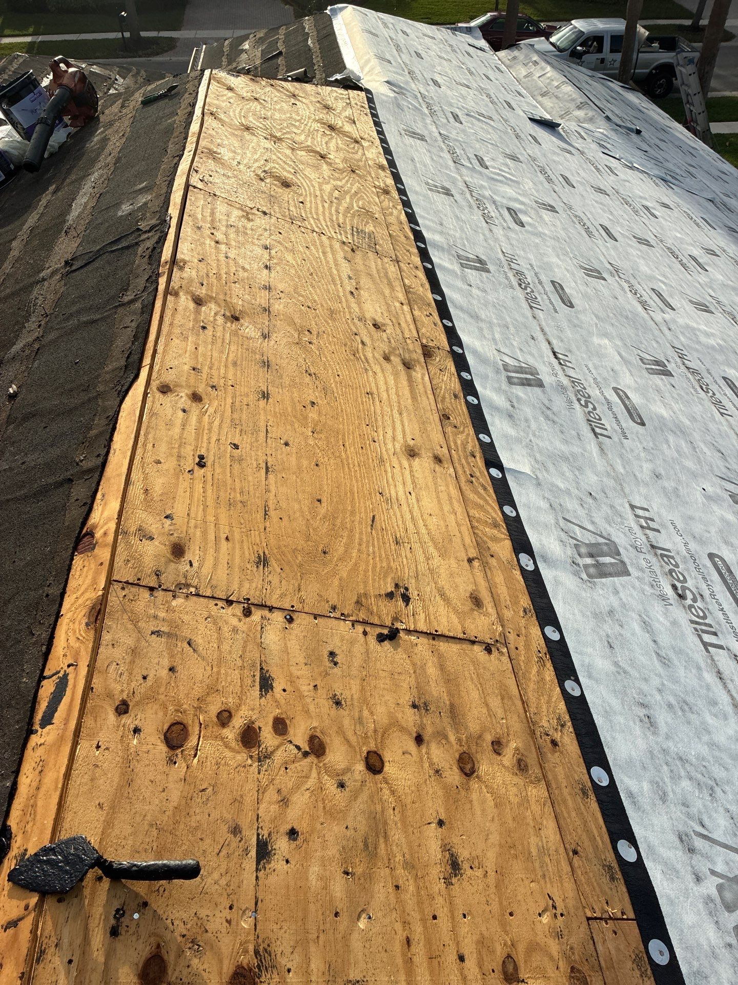 Full Concrete S-Tile Roof Replacement and Deck Repair in Wellington by Aastro Roofing