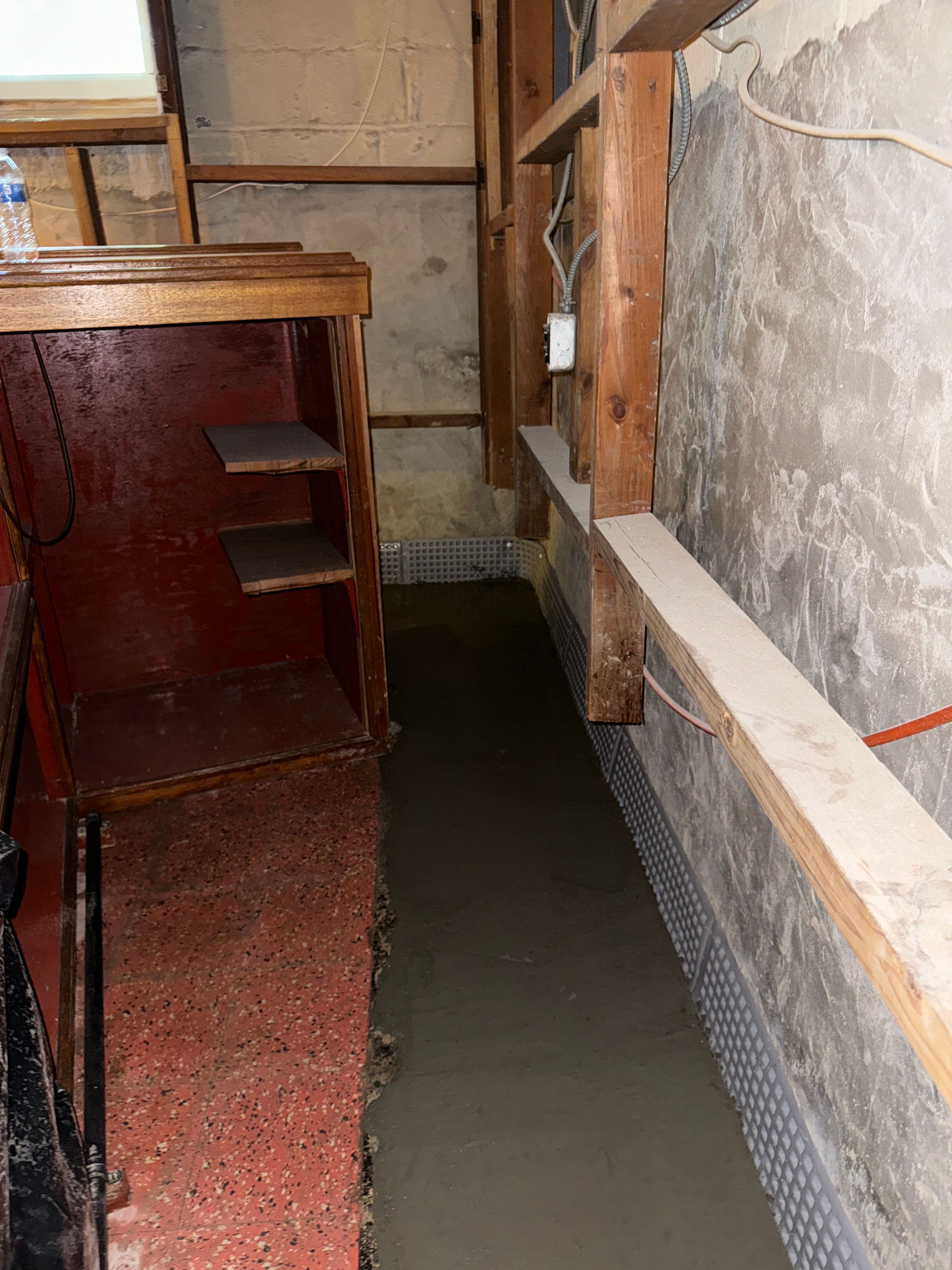 Interior French Drain & Mold Remediation Little Falls NJ by Pure Service Pro, LLC 