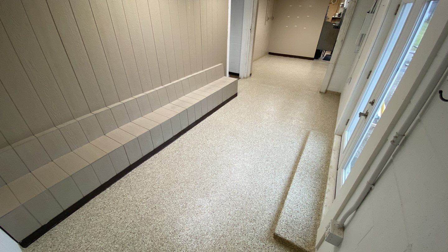 Commercial Space using Driftwood by Your1DayFloor.com