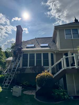 Turtle Shell gutter protection installation in St. Charles, IL 60174, photograph 34
