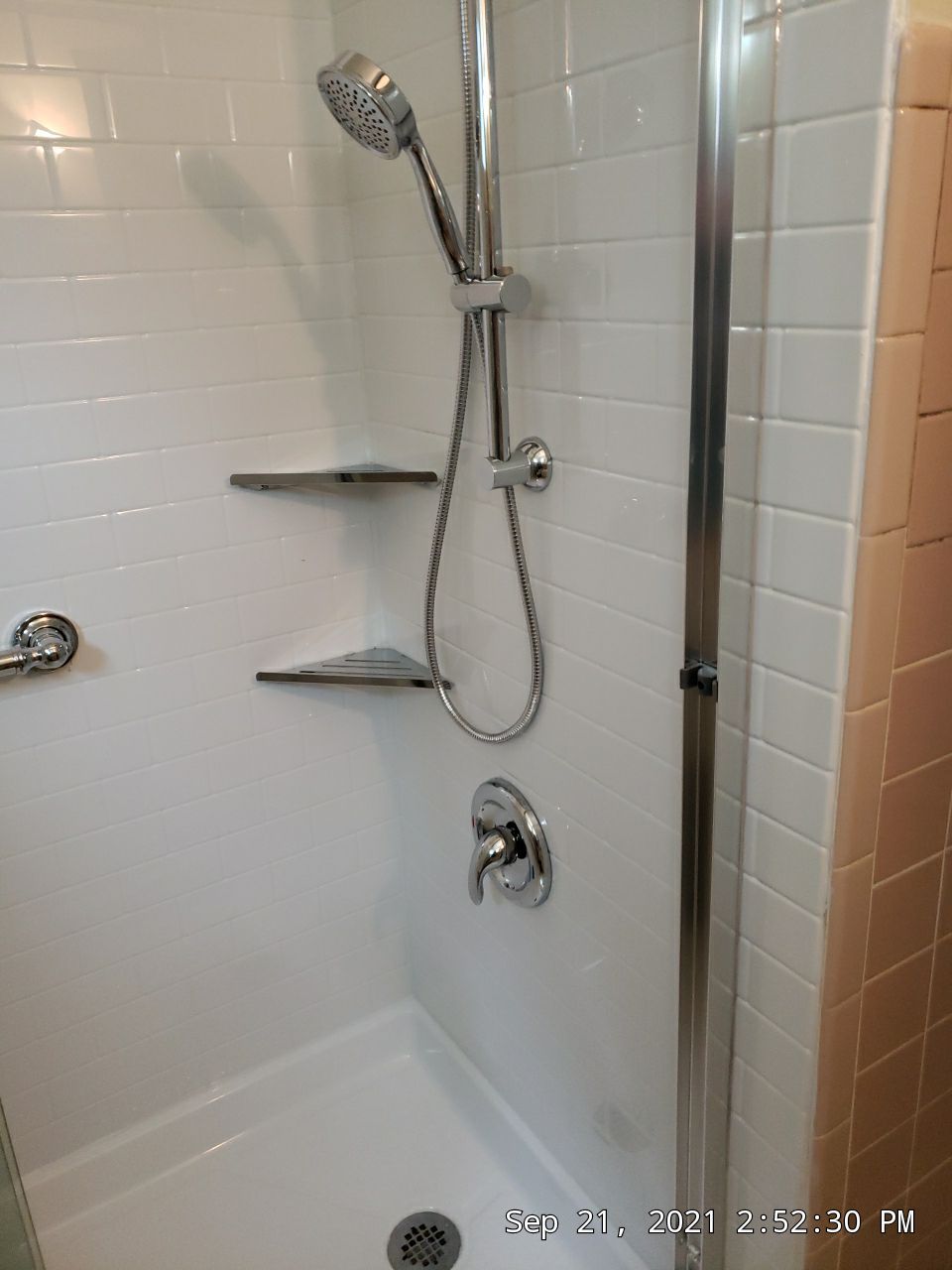Tub to Shower Conversion using BCI Acrylic Shower System by Secure Construction Company Inc