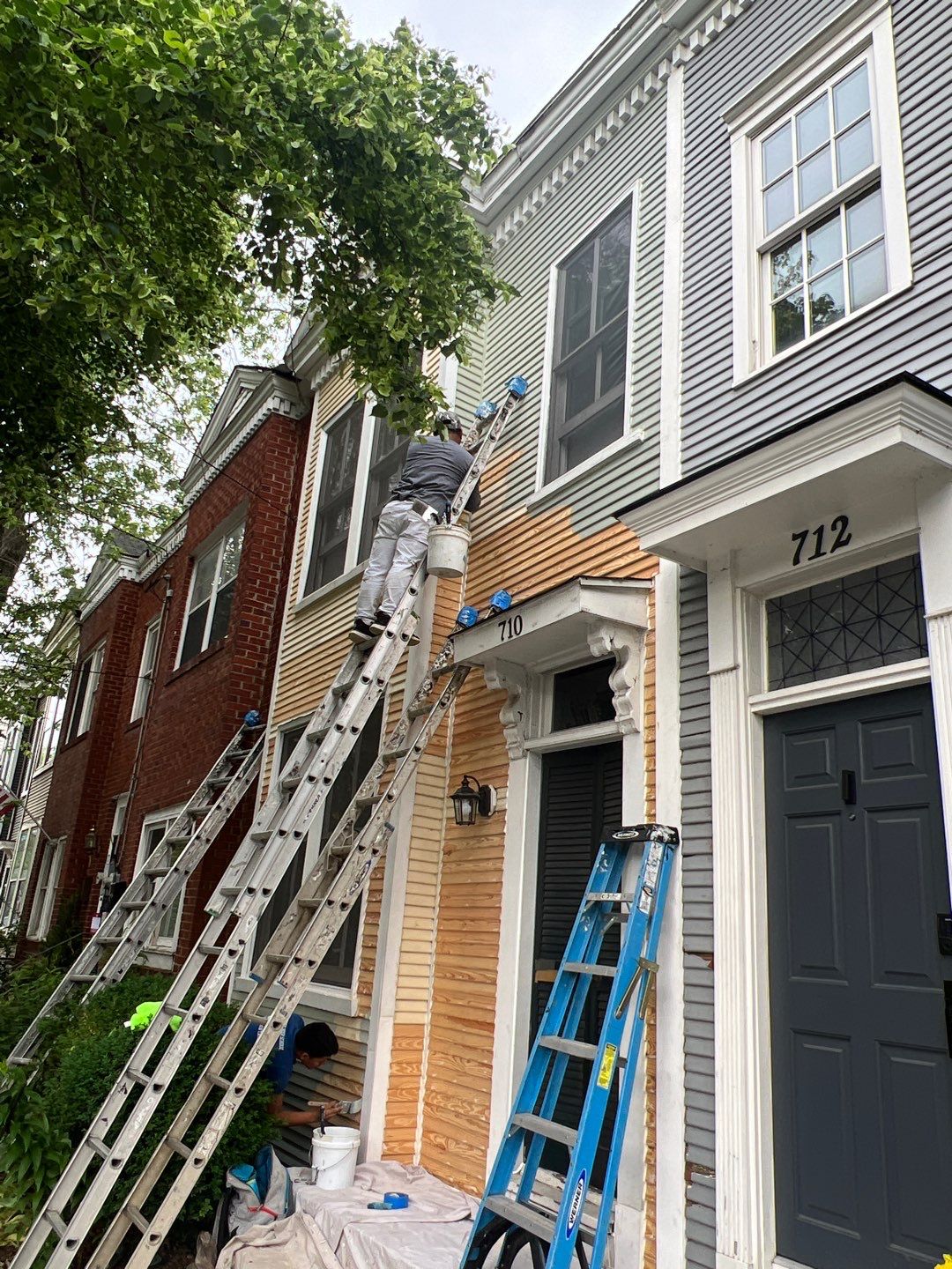 Alexandria: Siding Replacement with Solid Pine Wood Lap Siding by RM Banning, Inc.