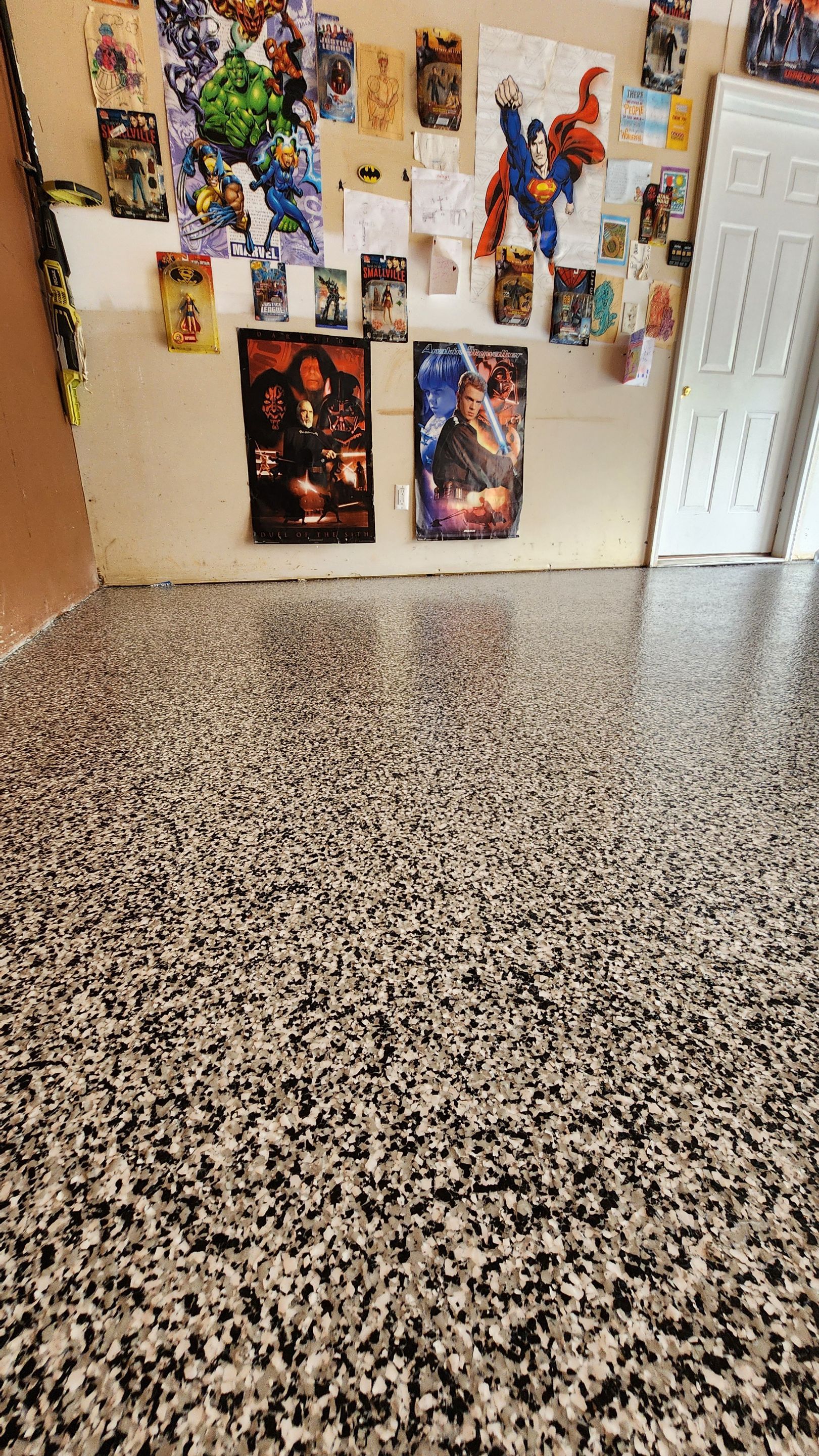 Garaga transformation with Domino flakes by Opus Renovations 