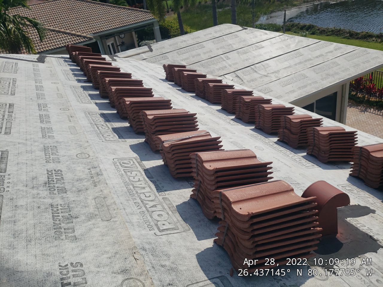 Residential Roofing Installation using Eagle Roofing Tile by BLUES BROTHERS CONSTRUCTION CORP