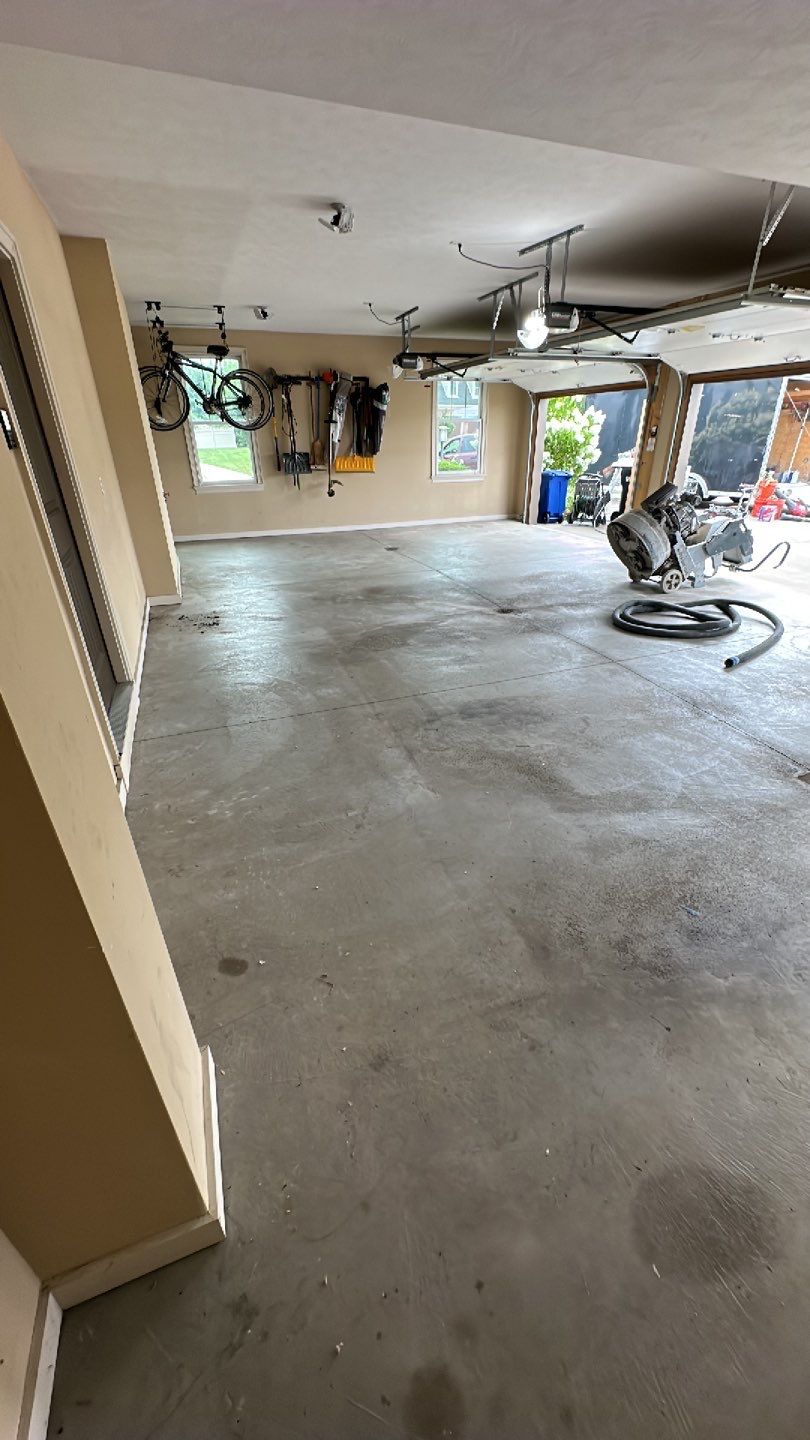 Large Patio + Garage Project in Moon Township by Floors in a Day, Inc