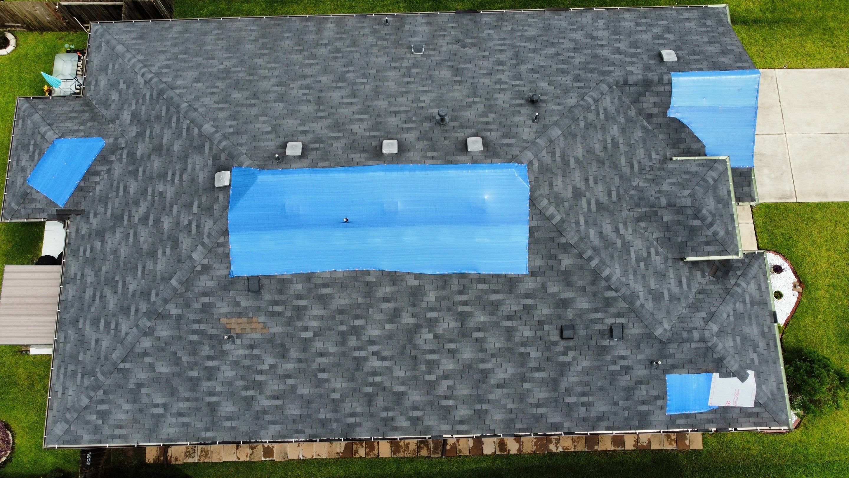 Hurricane Beryl Repair  by Berry Good Roofing 