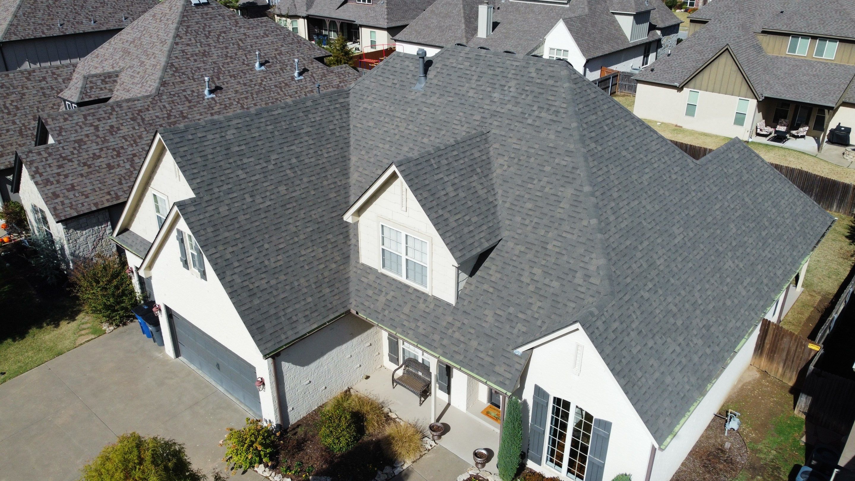 Residential Roof Replacement using Malarkey Vista (Weathered Wood) by Sentry Roofing