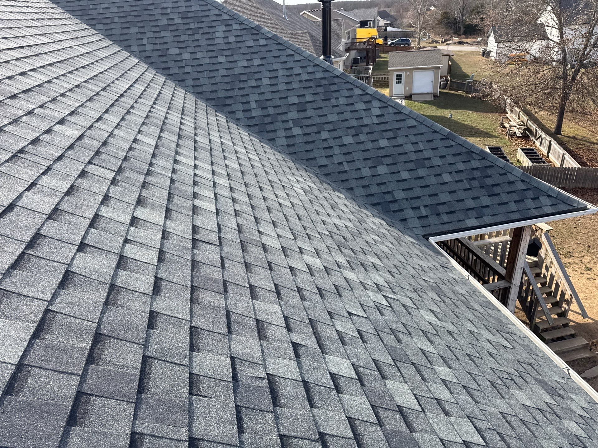 Residential Roofing Replacement - Atlas Pinnacle Pristine Architectural Shingle - Color Hearthstone  by Titan Commercial & Residential Roofing 