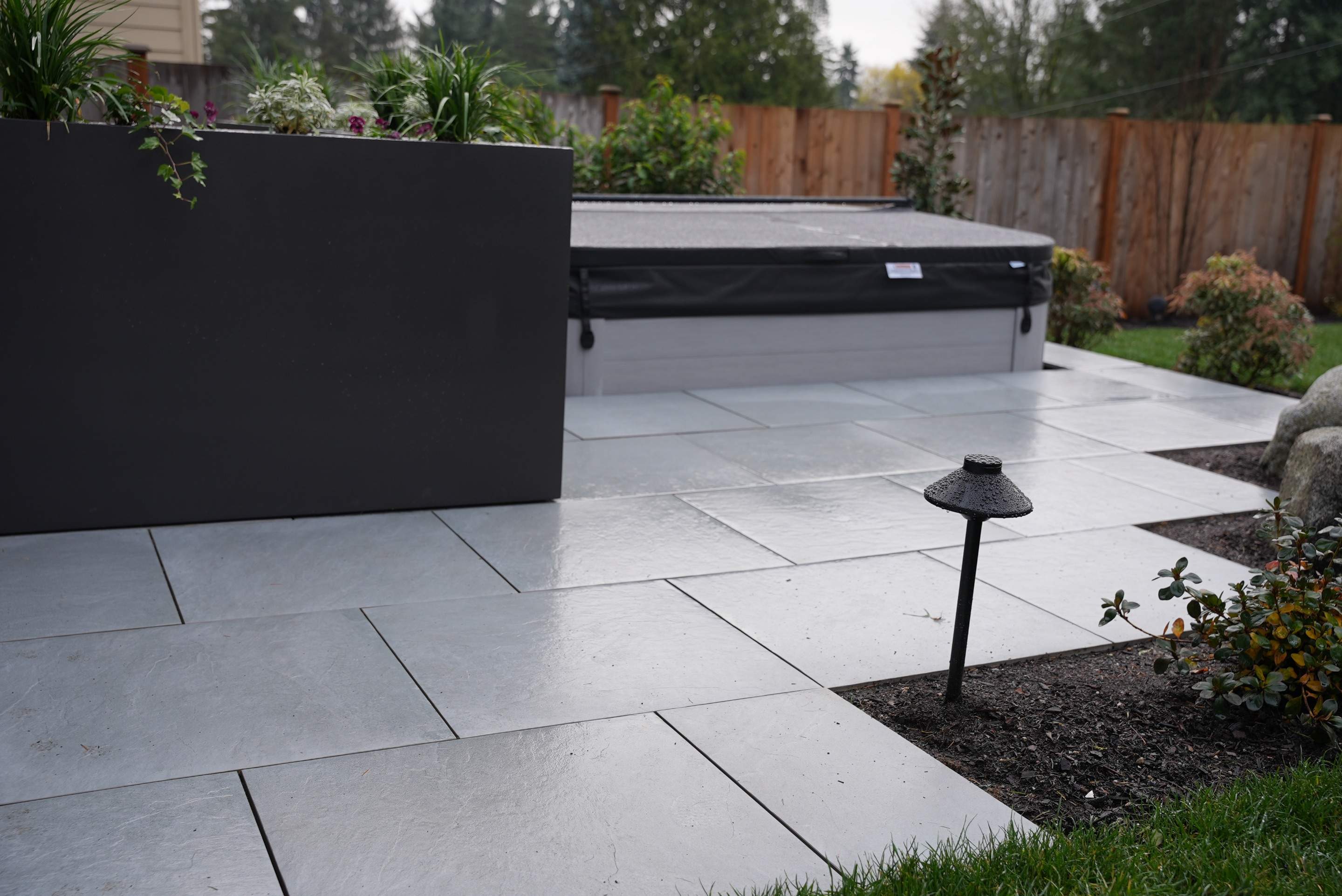 Hardscaping Back Patio Landscape Project  by Jireh Asphalt & Concrete Inc 