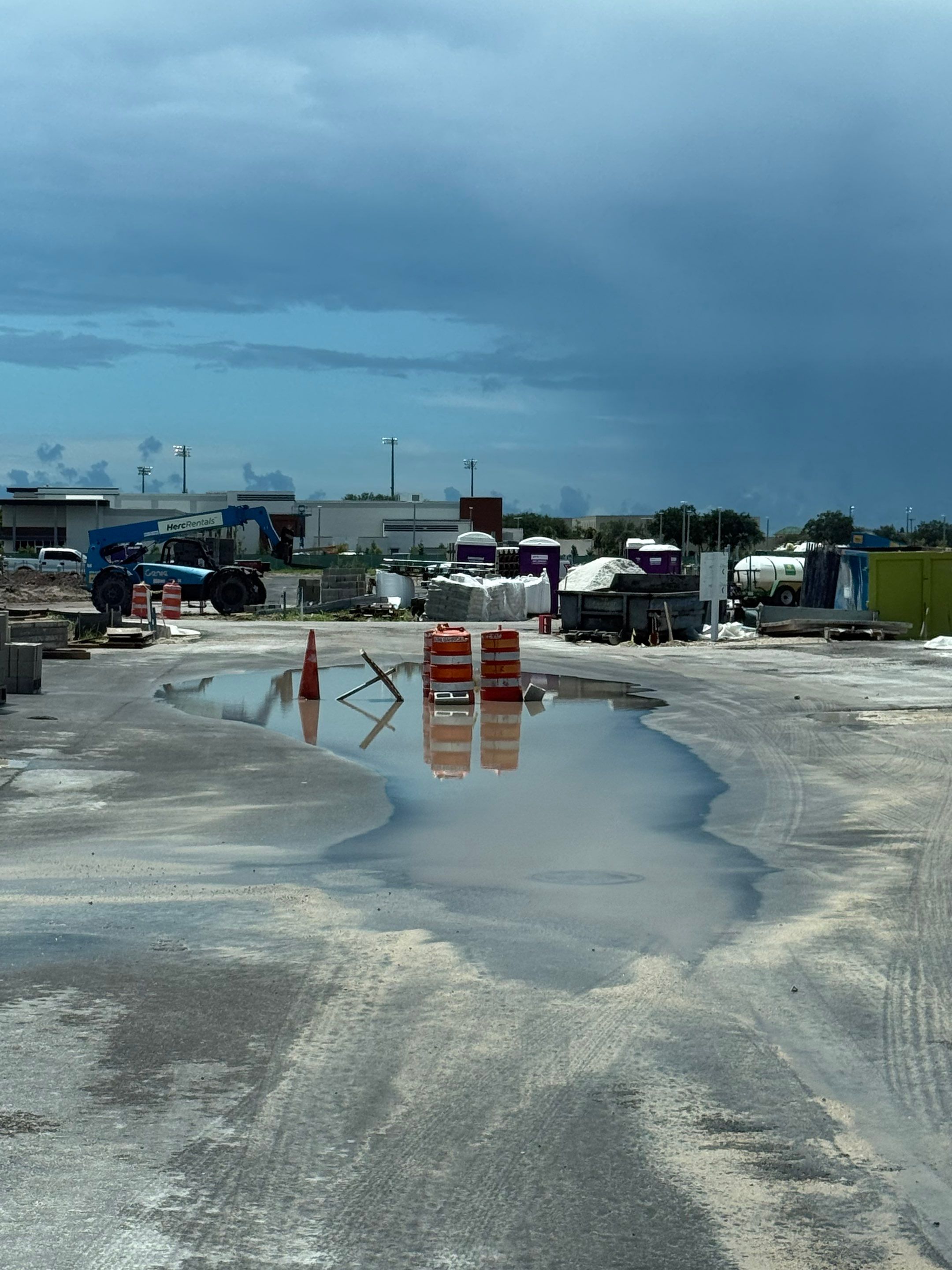 Cleaning Clogged Construction Site Catch Basins by APS Power & Water