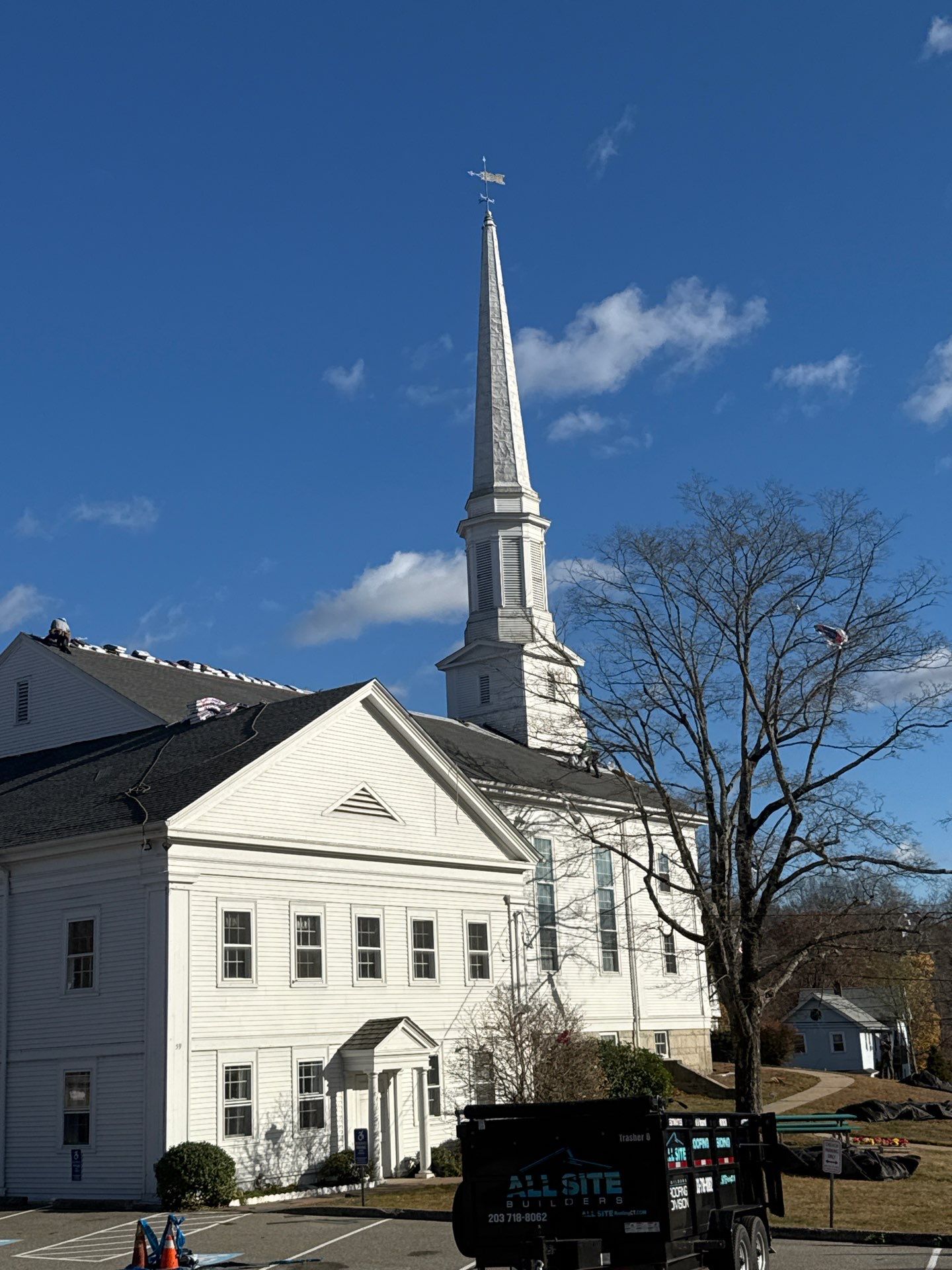 Congressional Church in East Hamptom  by All site builders LLC