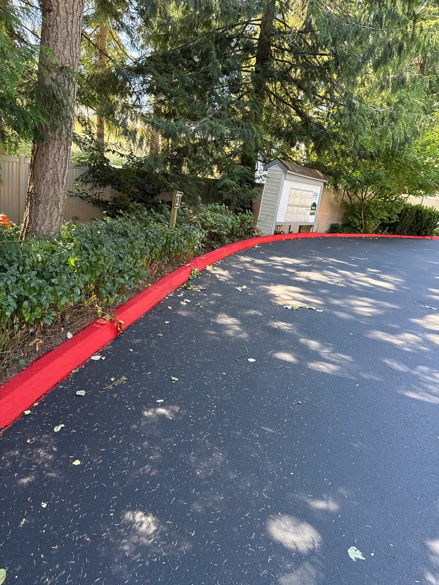 Curb Repaint | Seattle  by Jireh Asphalt & Concrete Inc 