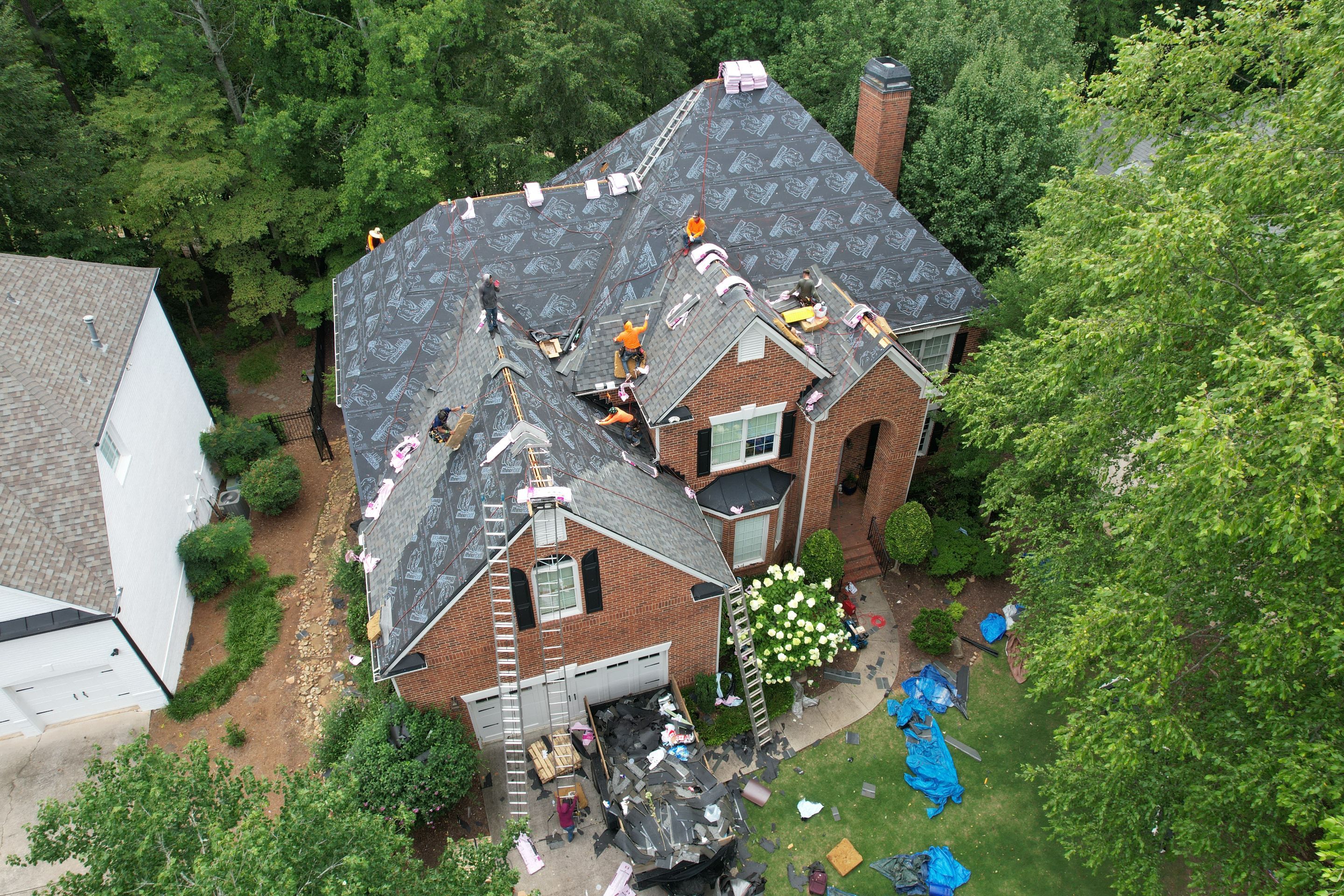 Residential Roofing Installation using Owens Corning by Inspector Roofing and Restoration