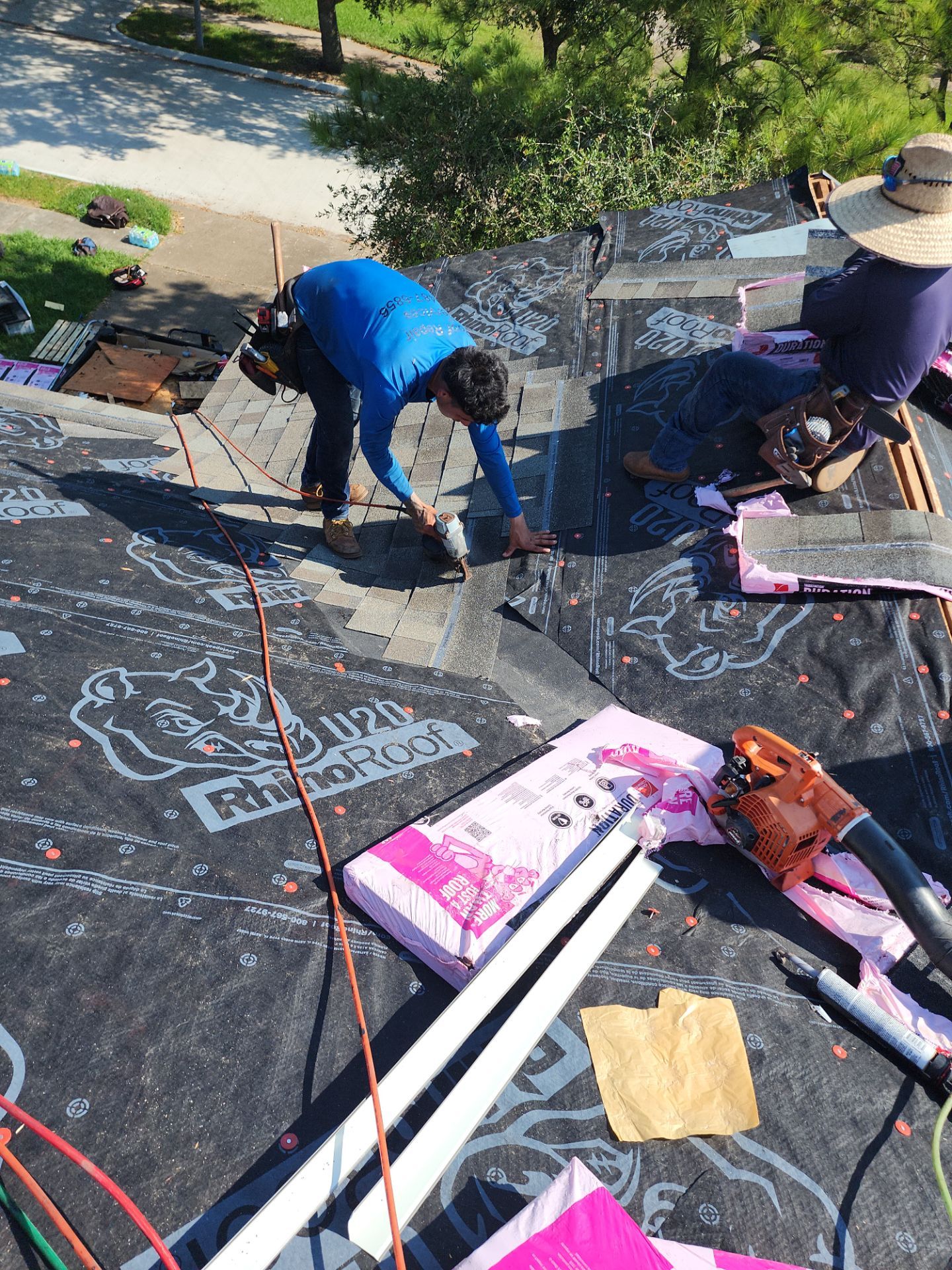 Residential Roofing Repair using Owen's Corning Duration (Lifetime) Shingles by Roof Repair Company