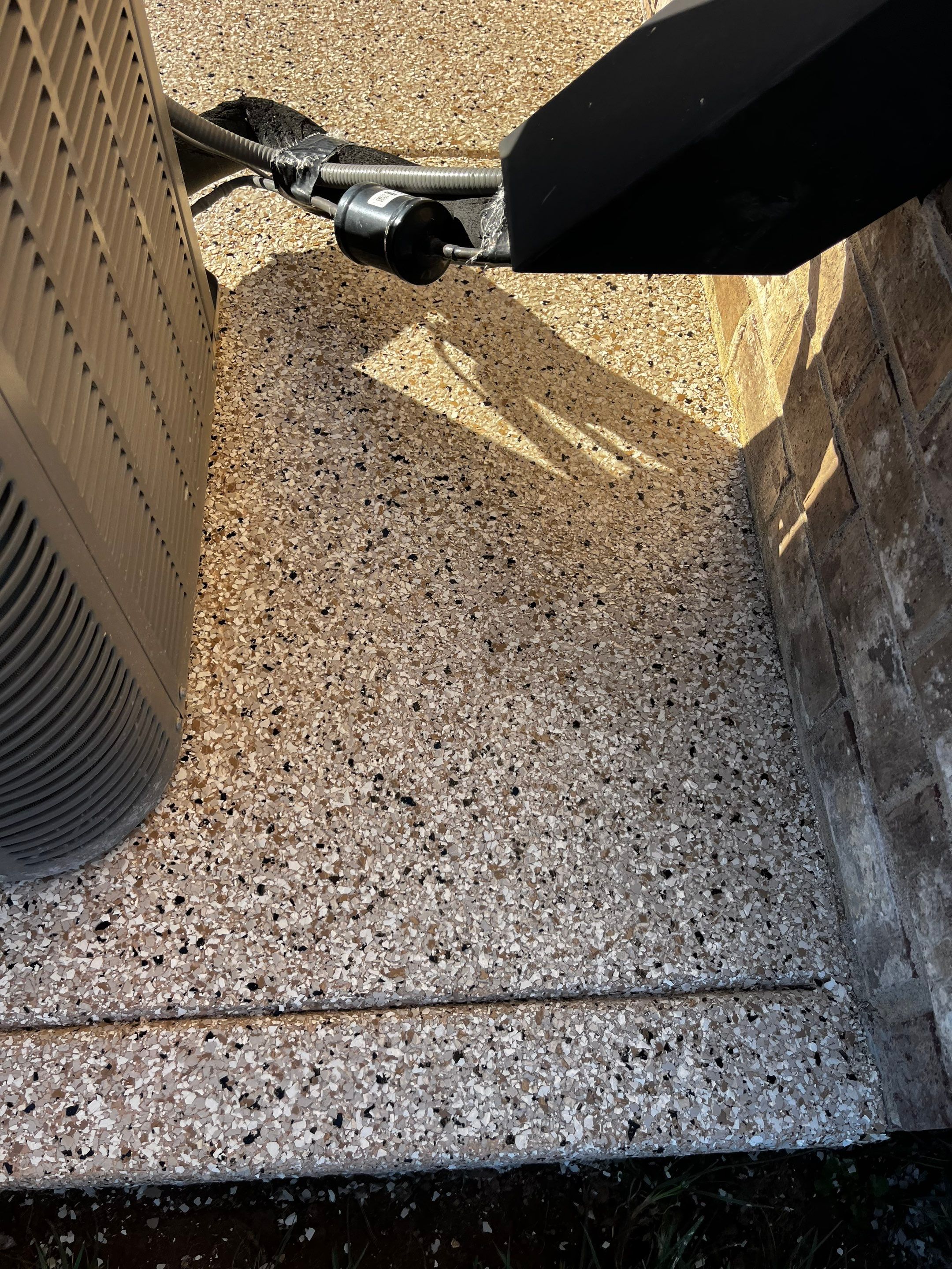 Patio Floor Coating using Shoreline by My Garage Floor Guys