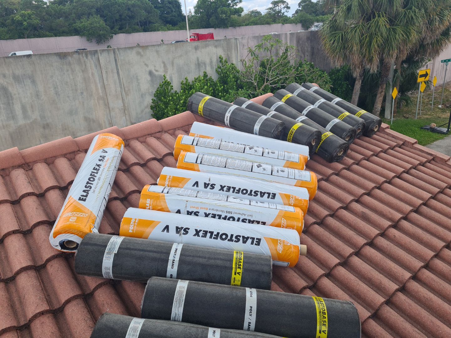 Residential Roofing Installation using 1" Nail strip metal roof by BLUES BROTHERS CONSTRUCTION CORP