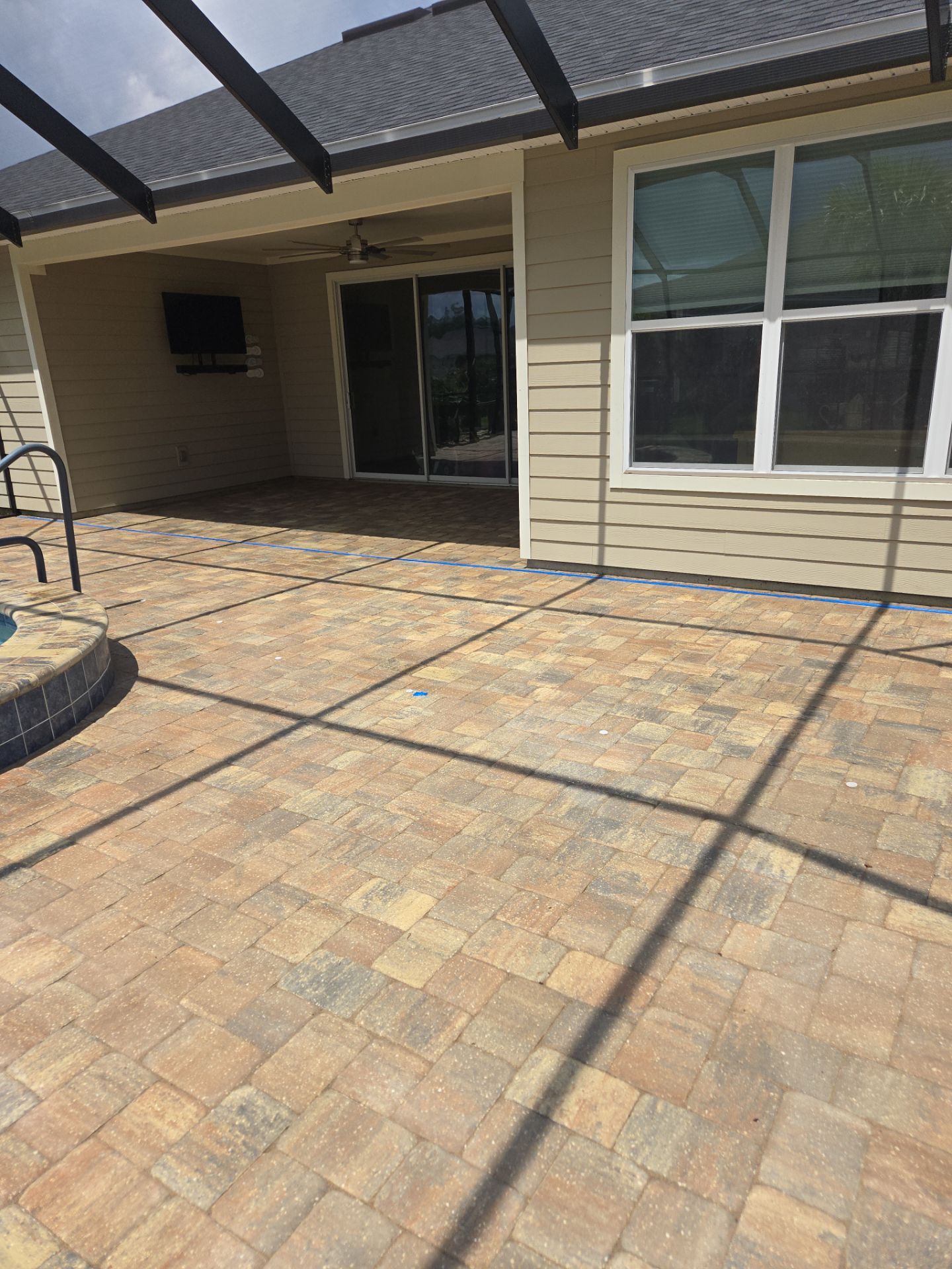 Pool Pavers using Concrete Sealant by DuraSeal