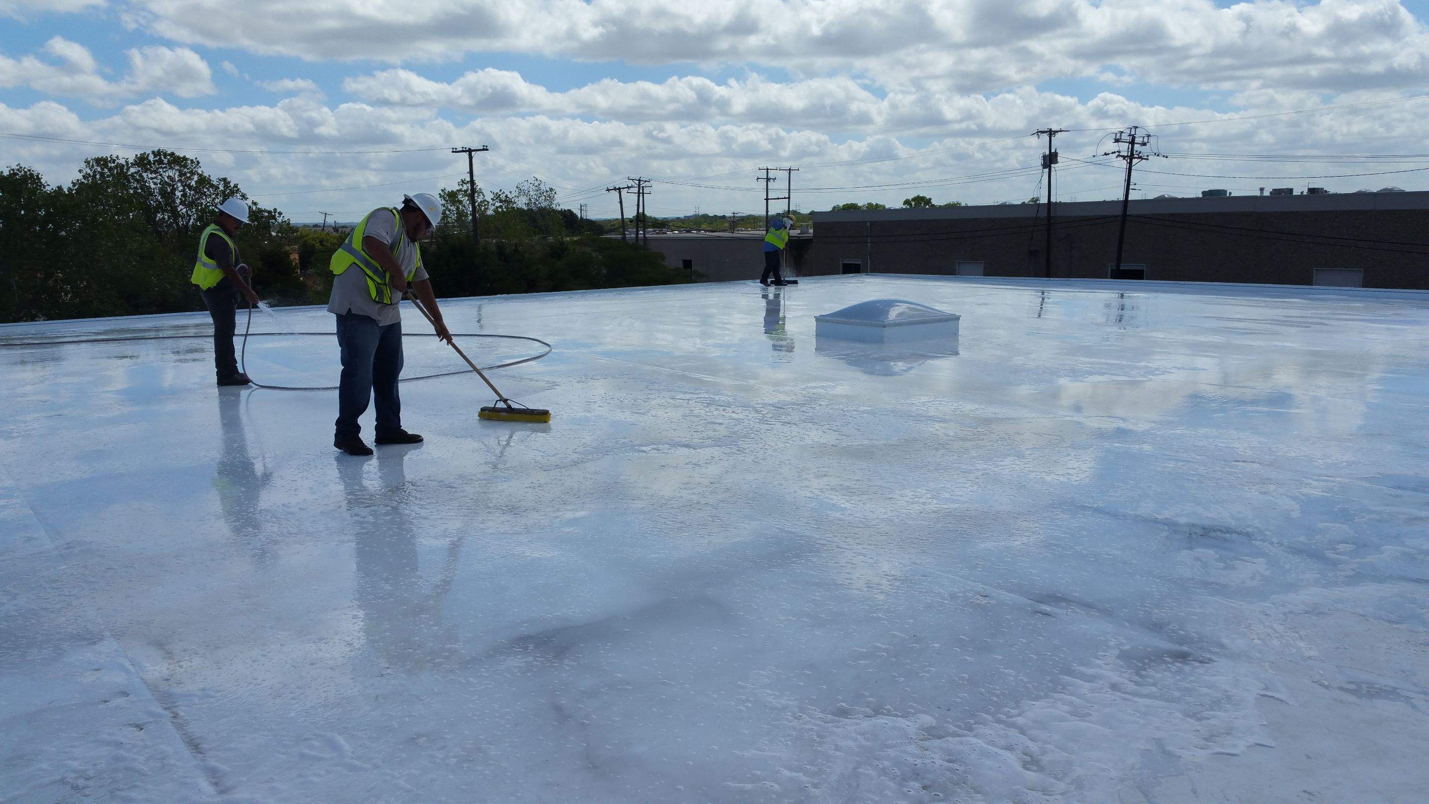 Massive Storm Damage Project - Factory in Arlington by First United Roofing & Construction