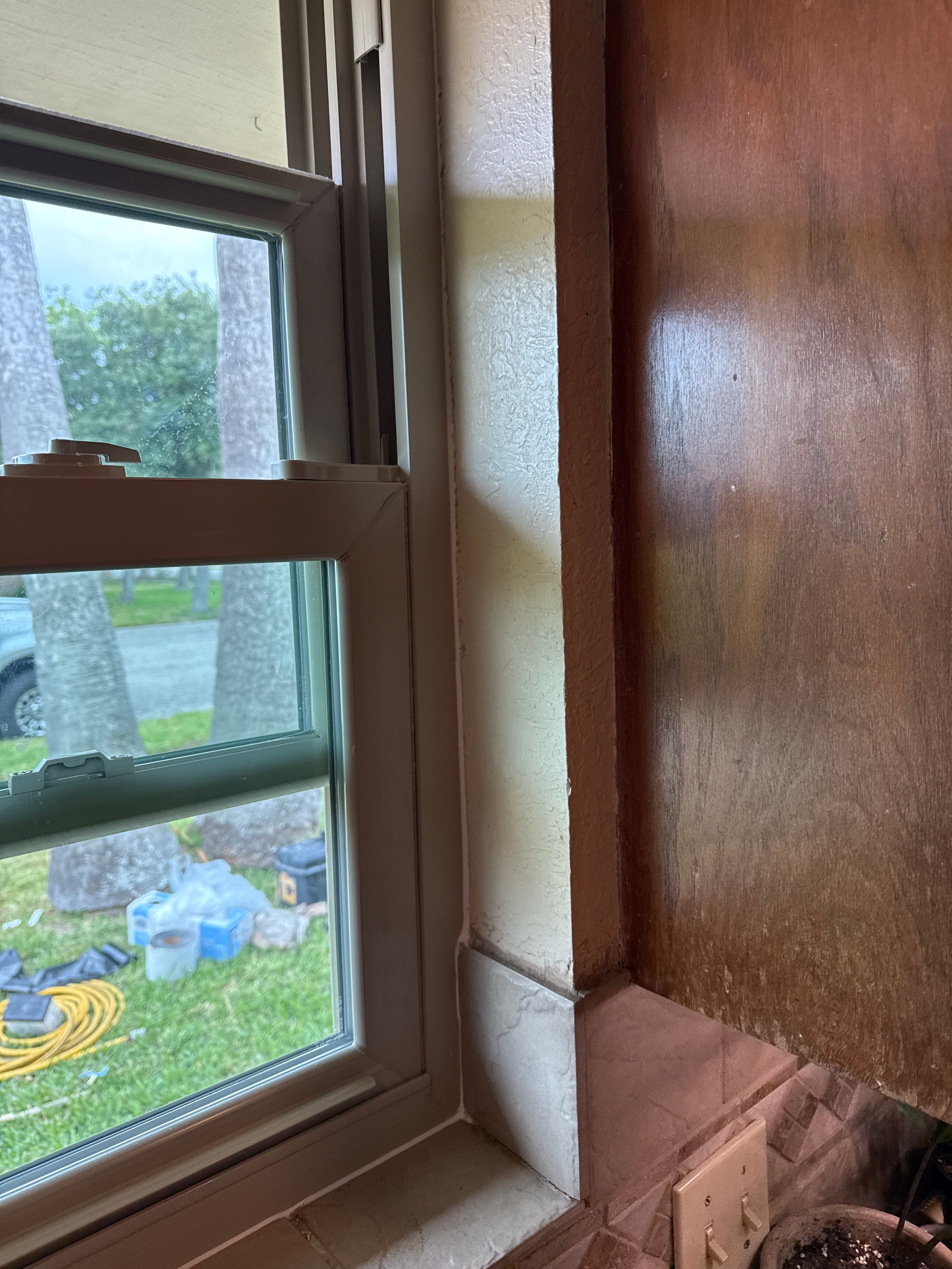Impact windows brick install by Bayfront Roofing and Construction