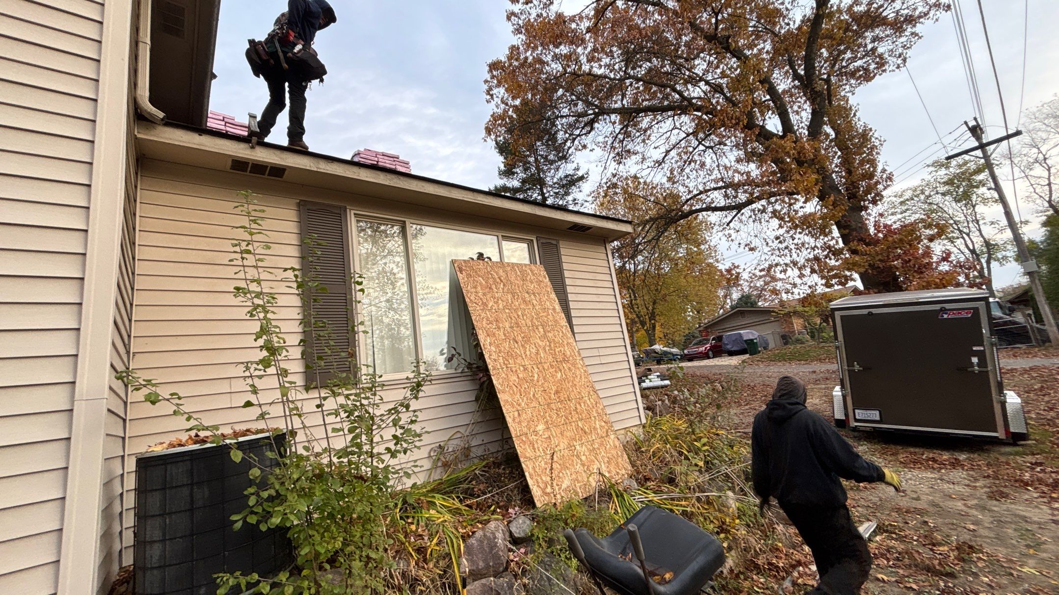 Roof Replacement using Owens Corning Driftwood by 180 Contractors