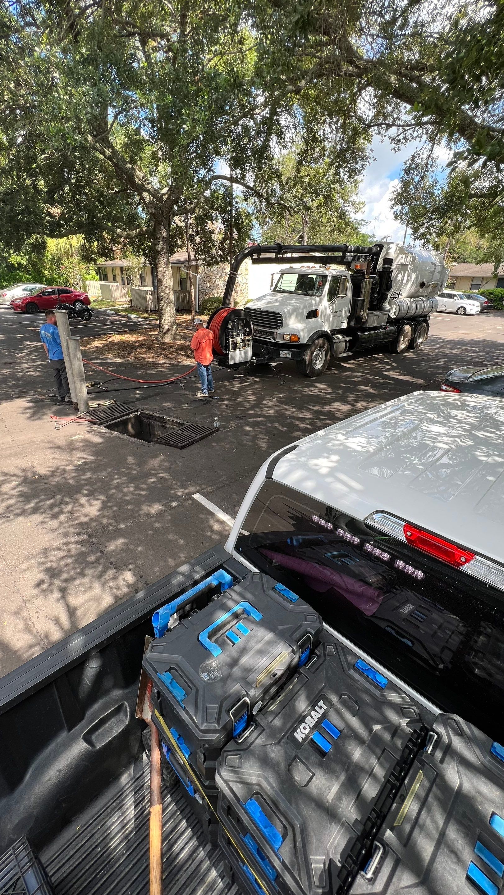 Apartment Complex Storm Water System Cleaning and Maintenance by APS Power & Water