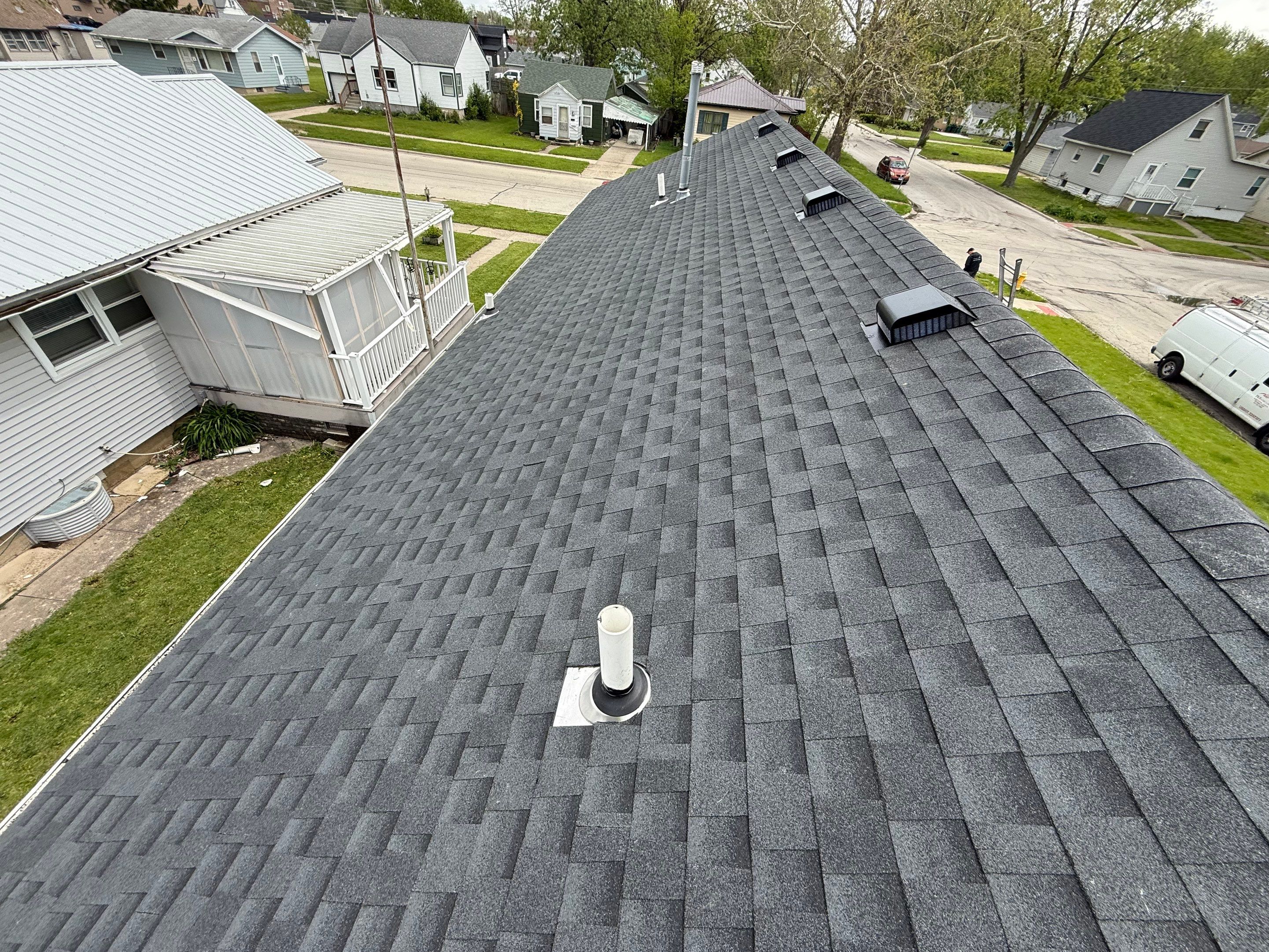 Roof replacement by Optimal Home Improvement 