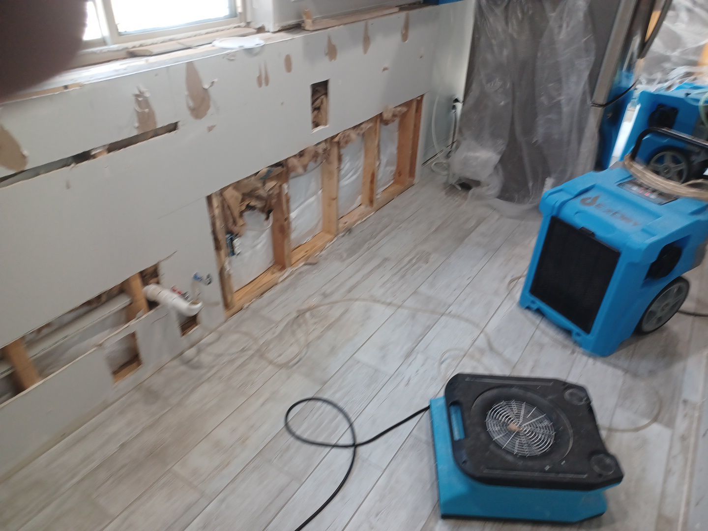 Project in West Bloomfield by EzDry Water Mitigation & Property Restoration