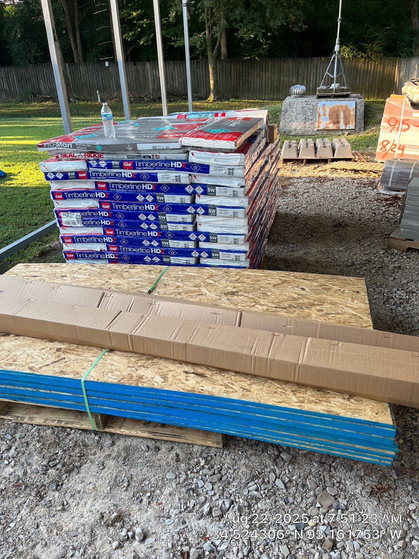 GAF Timberline HDZ Roof Replacement and Decking Repair in Hot Springs by Temple Roofing and Exteriors