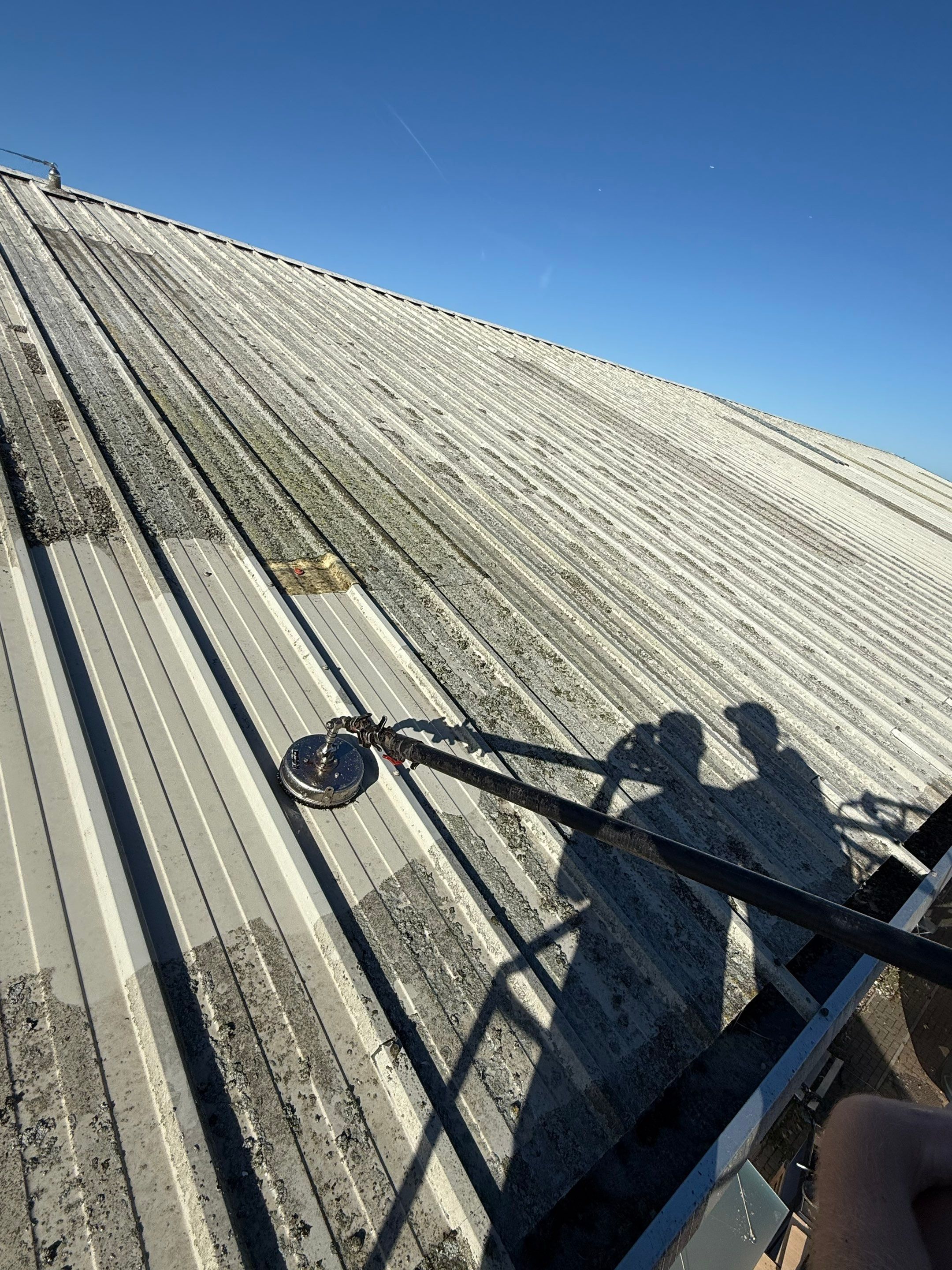 Warehouse Cladding and Roof Clean by Ges Exterior Cleaning ltd