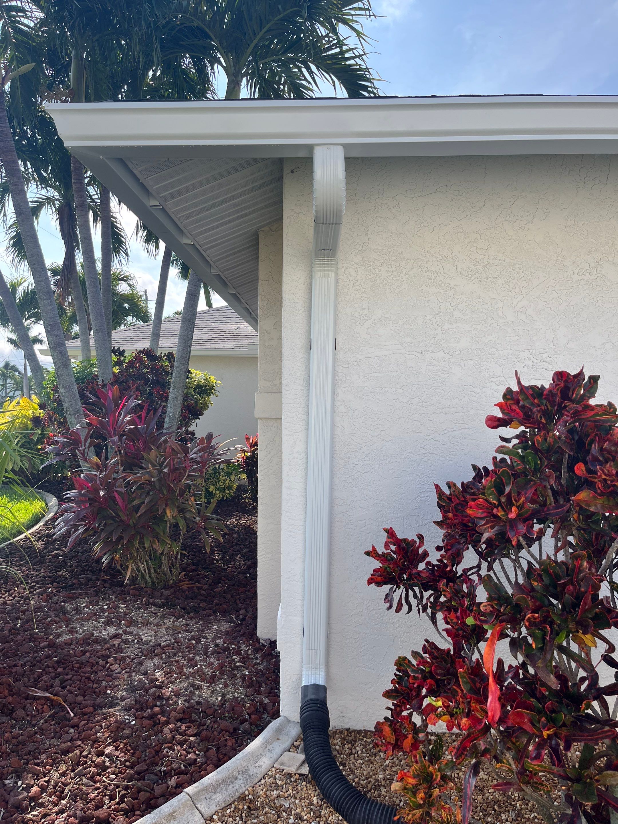 Soffit and Fascia Installation in Cape Coral FL by Gutter Professors