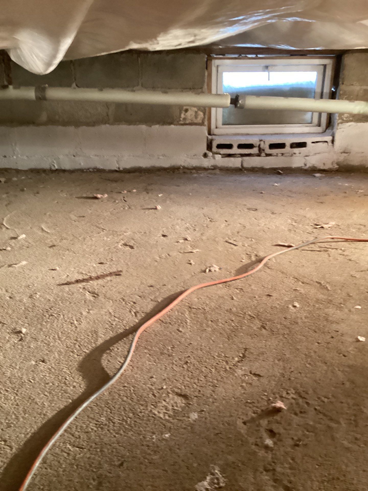 Crawlspace cleaning by Newhouse Restoration