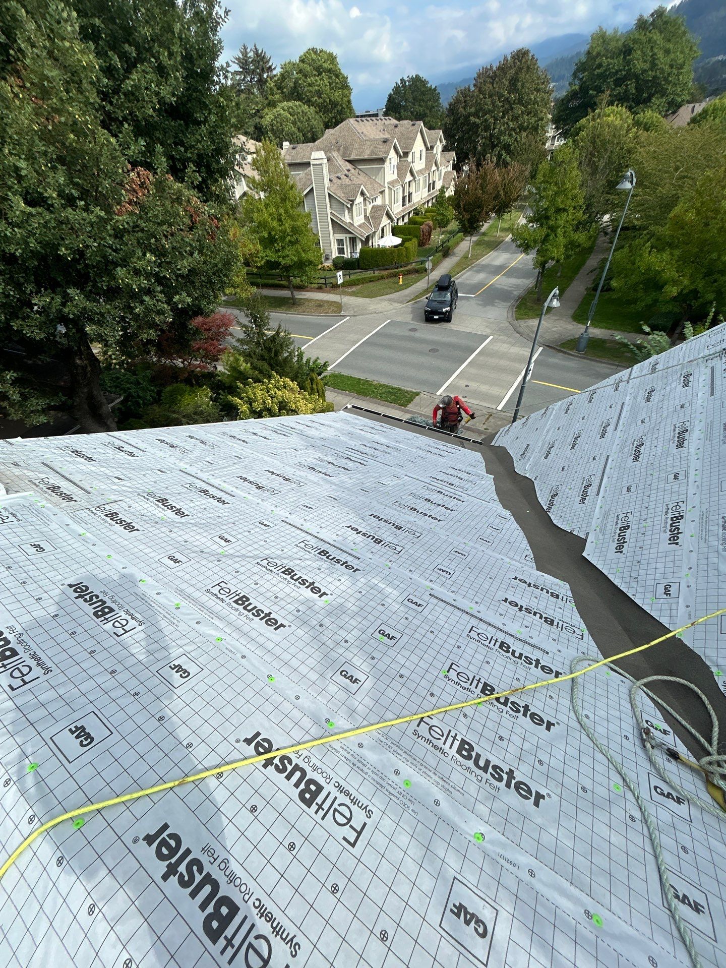 Residential Reroof Shingle using GAF Timberline HDZ by Top Notch Roofing Inc