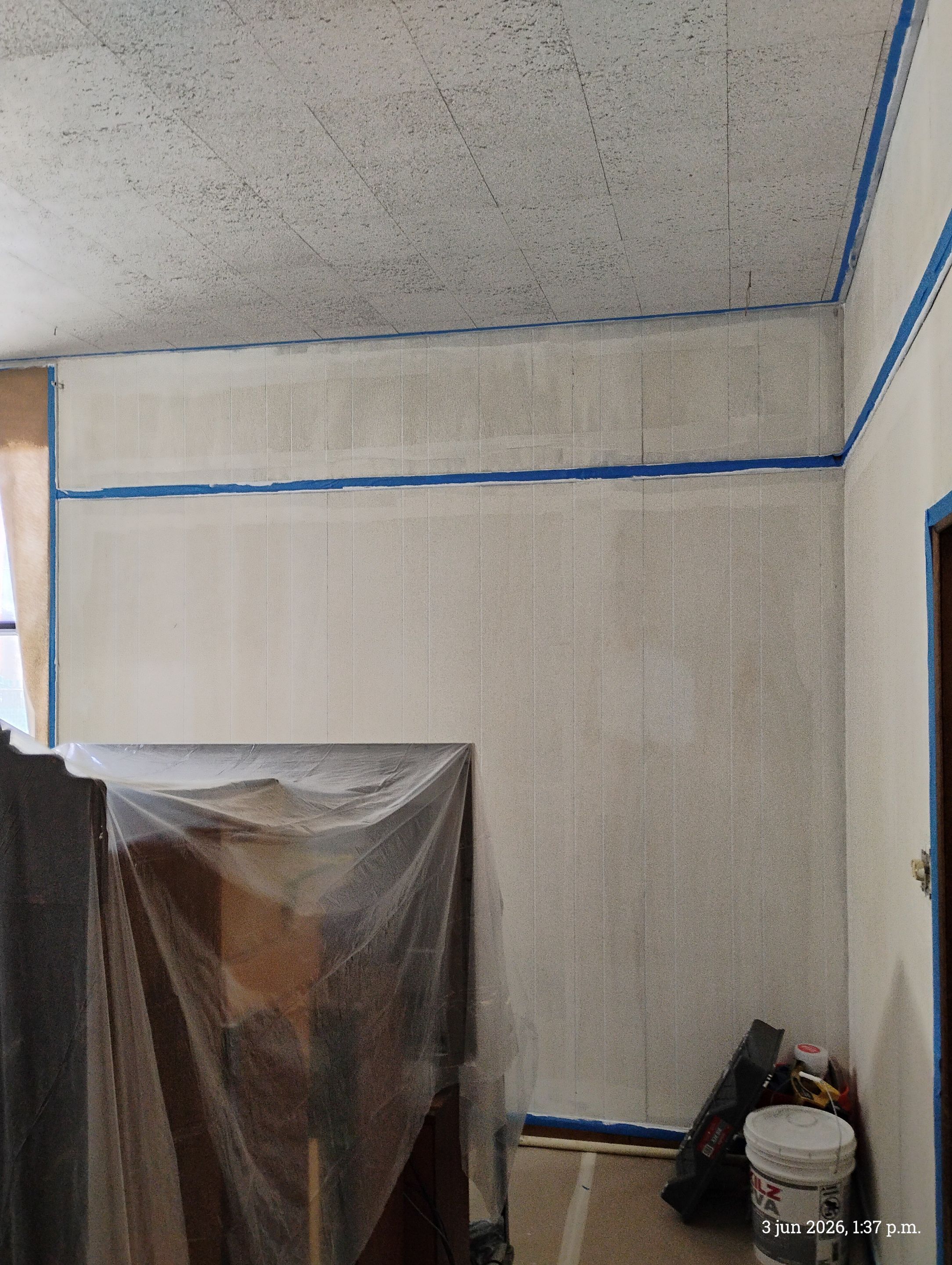 Interior Transformation: Refreshing Wood Paneling by Legendary Services Company LLC.