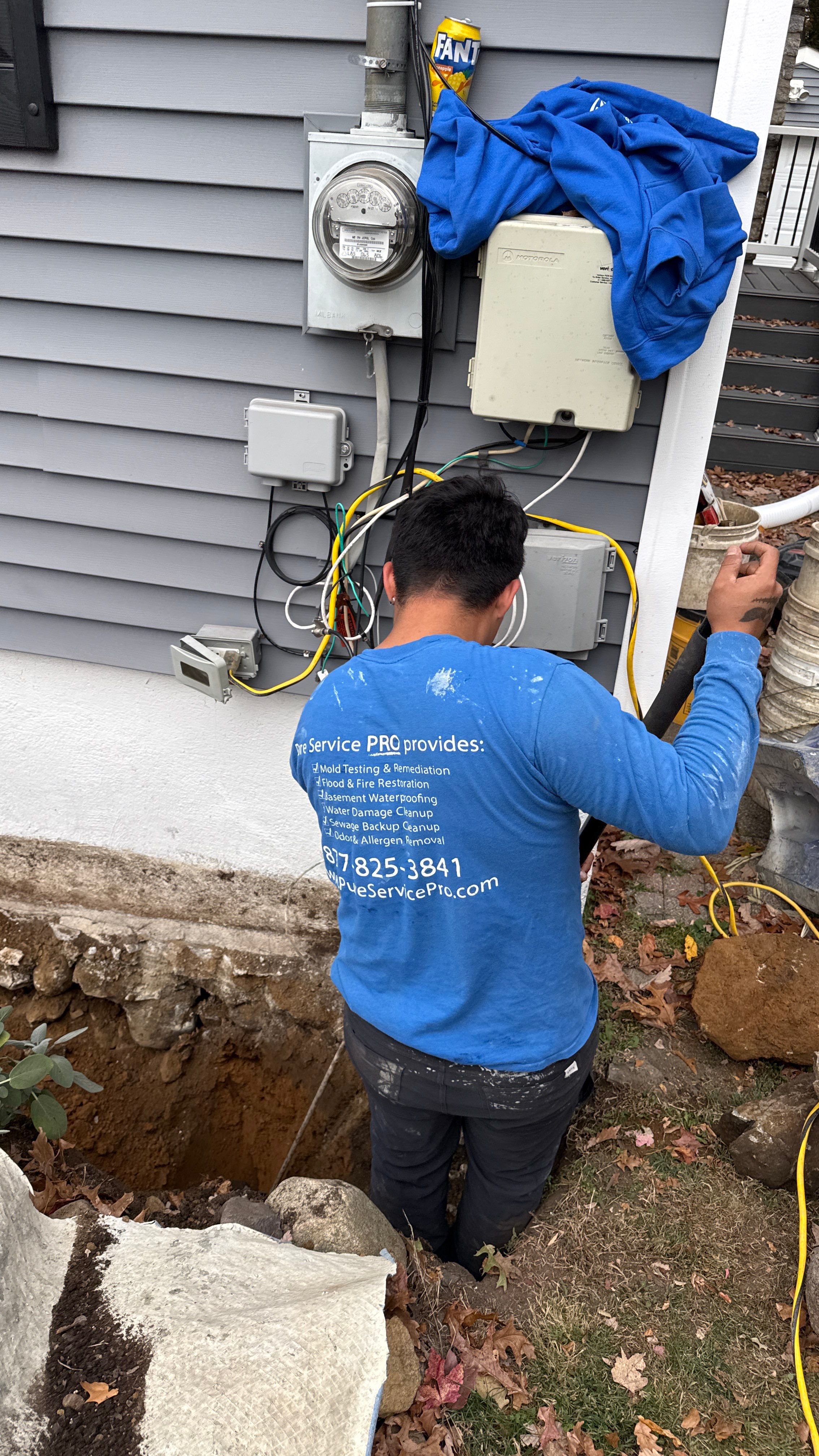 Basement Waterproofing & Foundation Wall Repair in Denville NJ by Pure Service Pro, LLC 