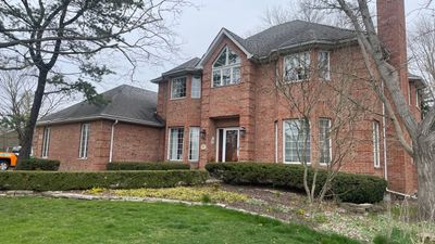 Turtle Shell gutter protection installation in Burr Ridge, IL 60527, photograph 3