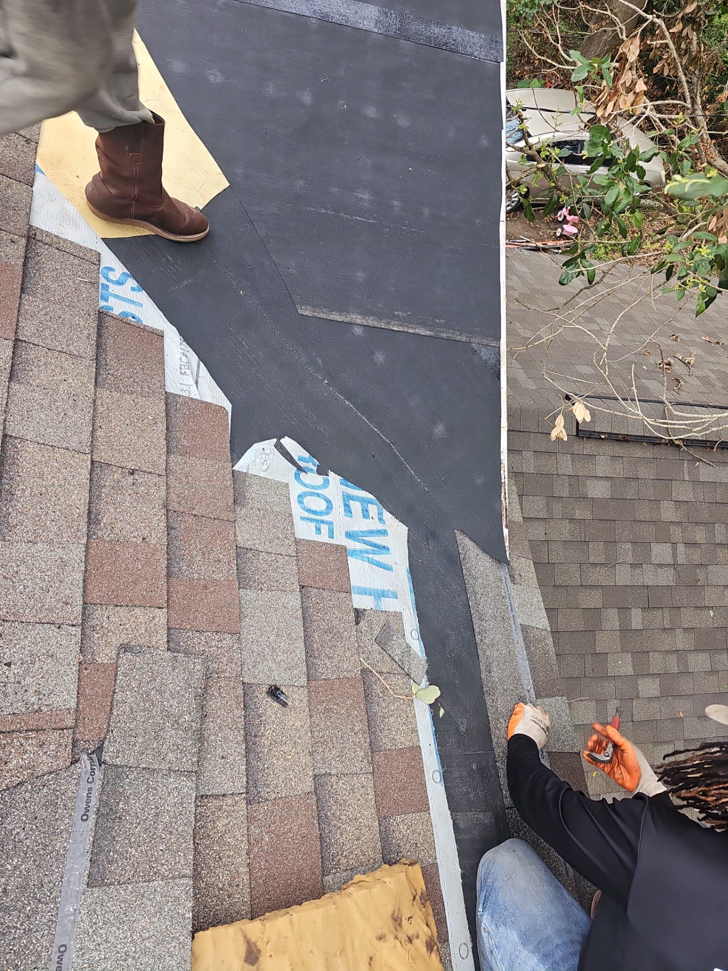Residential Roofing Repair using Owen's Corning Duration (Lifetime) Shingles by Roof Repair Company