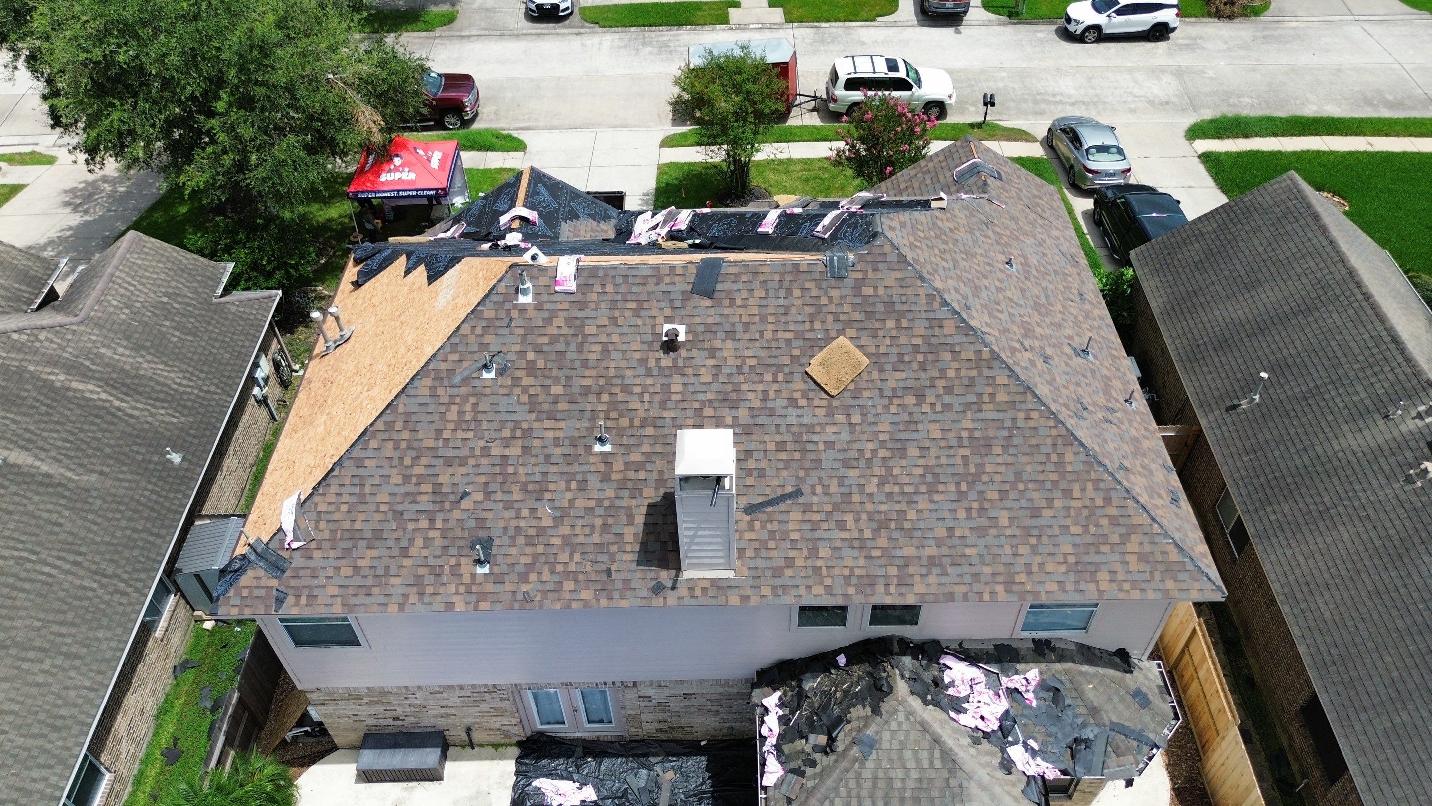 Roof Replacement in League City using Owens Corning Duration by Super Roofer LLC
