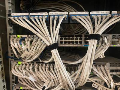 Structured cabling installation by CimaSolutions