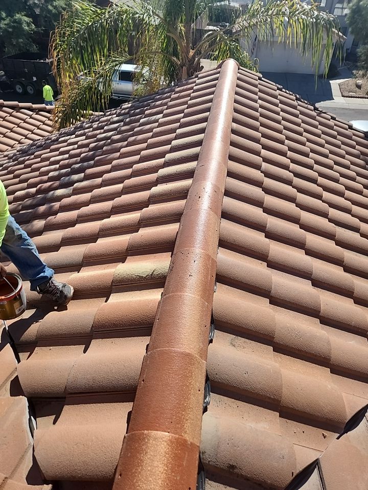Sunset Tan Concrete Tile by Reimagine Roofing