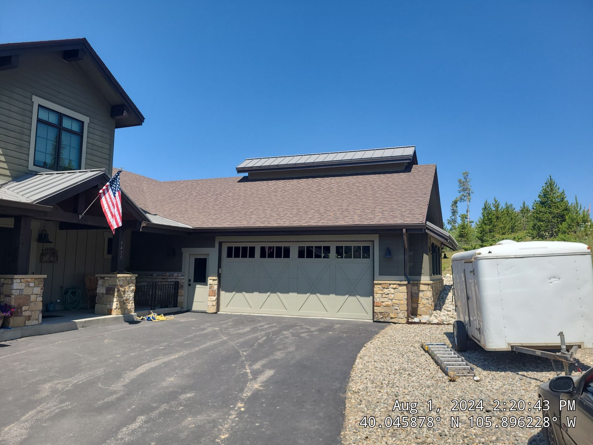 Exterior Painting Using Stain by Wheatley Creek Services
