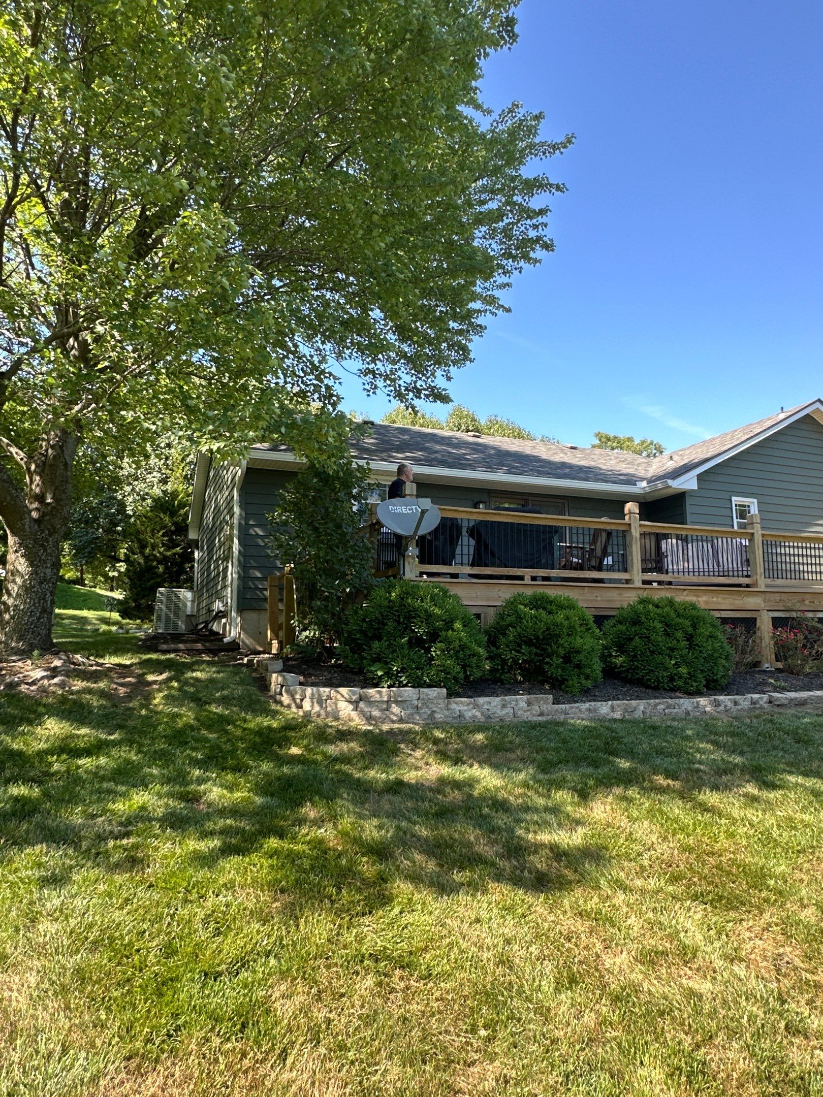 New Craneboard Siding on this Platte City, Mo home  by EEC  Windows, Siding & Roofing 